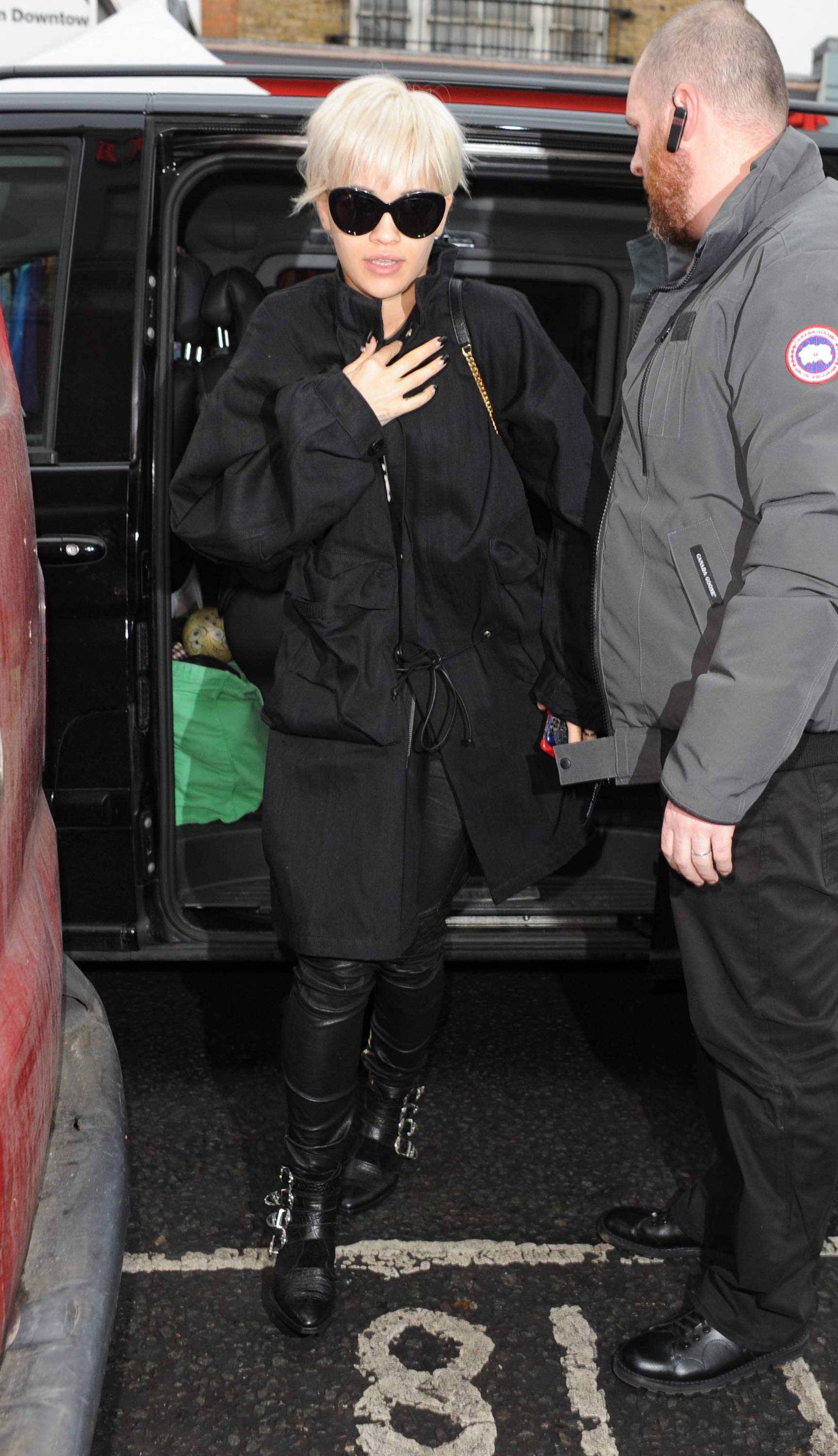 Rita Ora seen leaving her home in Notting Hill
