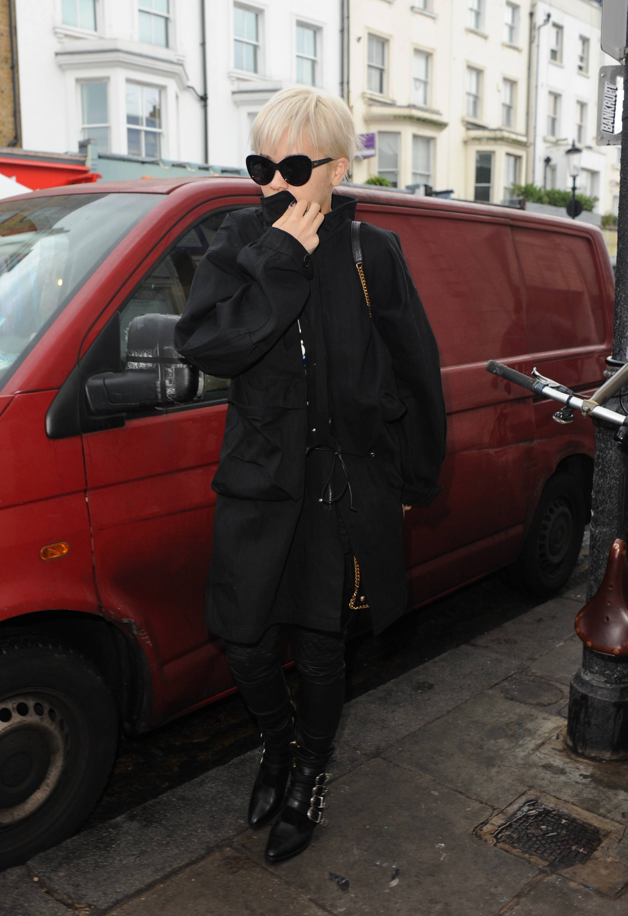 Rita Ora seen leaving her home in Notting Hill