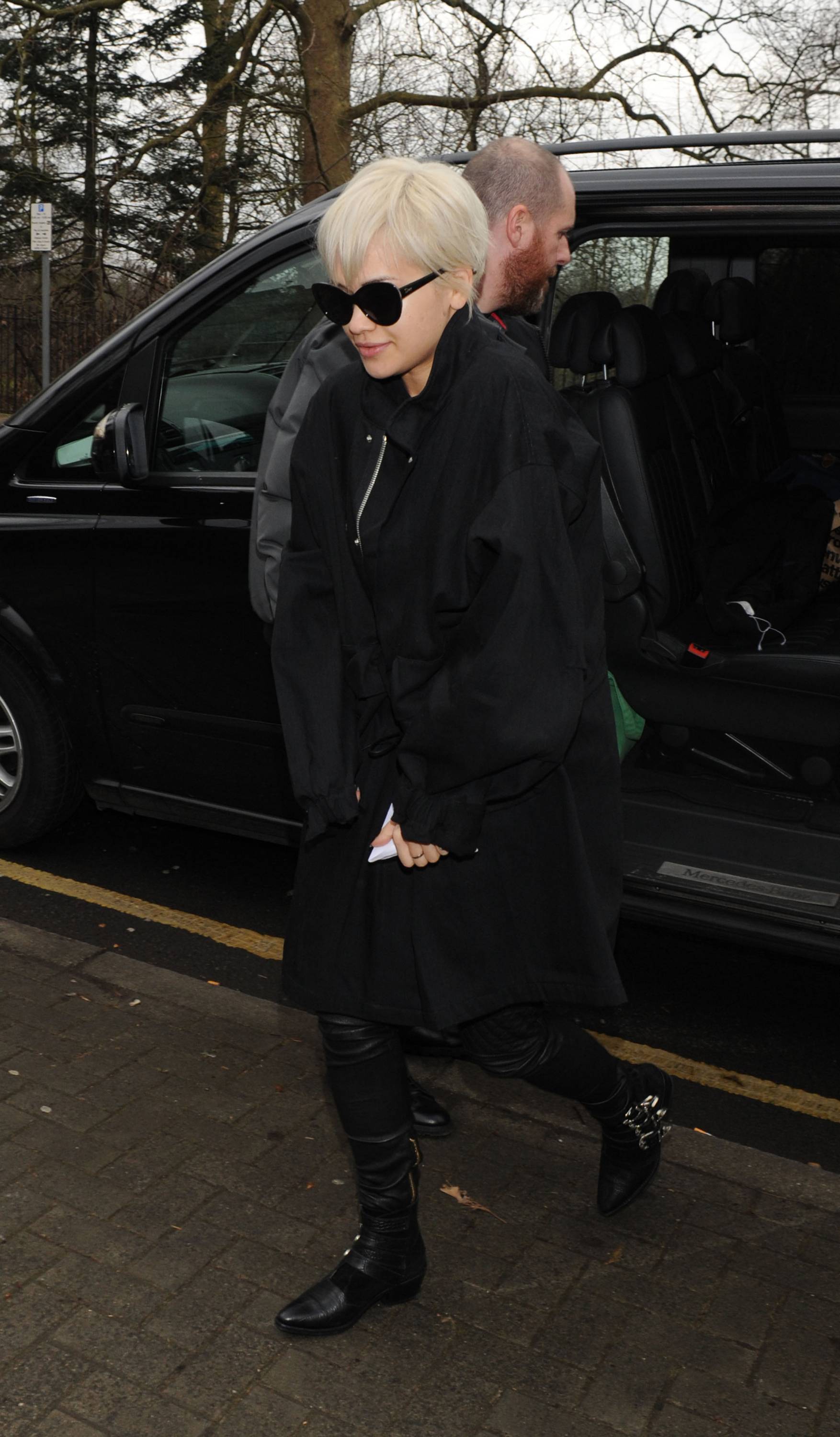 Rita Ora seen leaving her home in Notting Hill