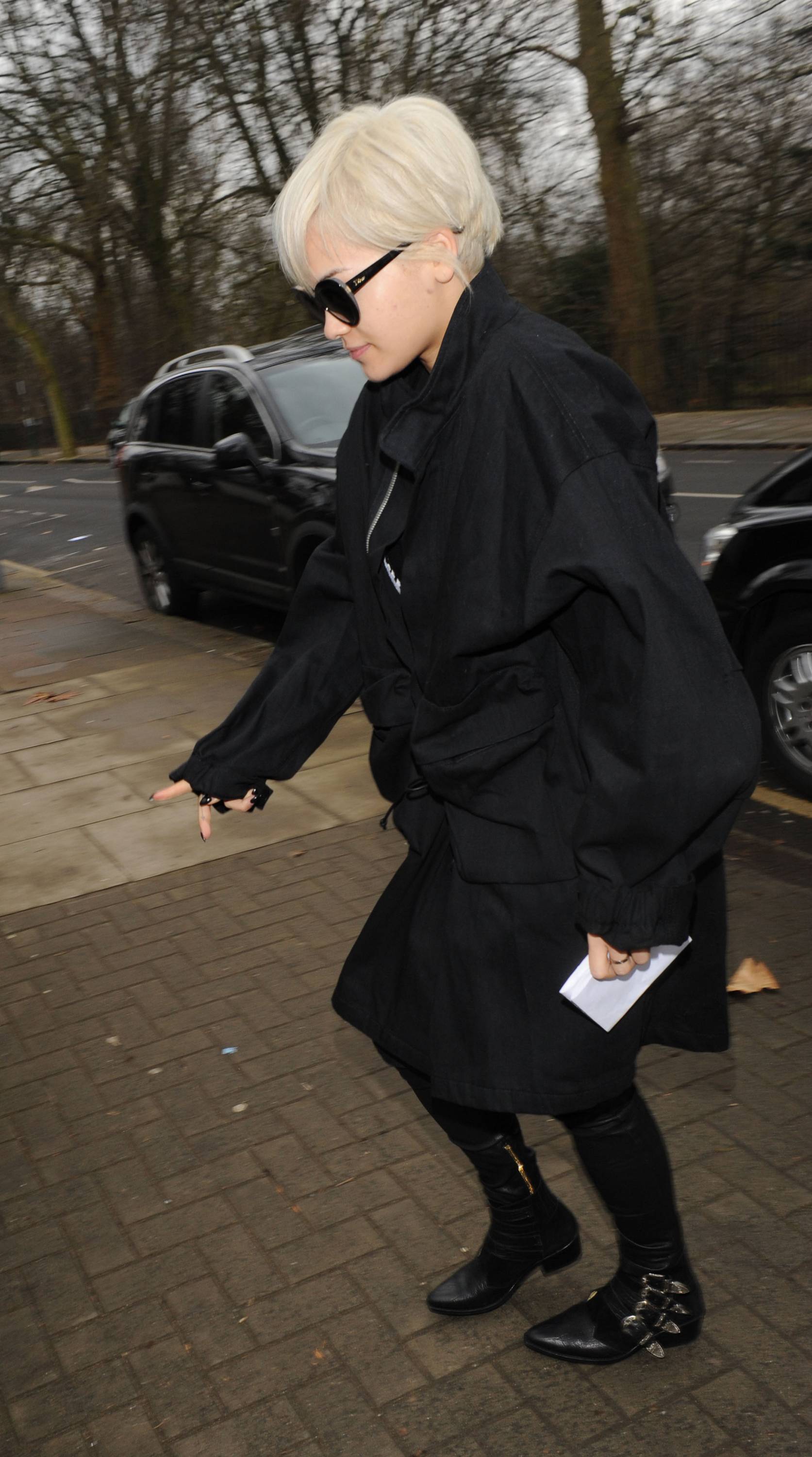 Rita Ora seen leaving her home in Notting Hill