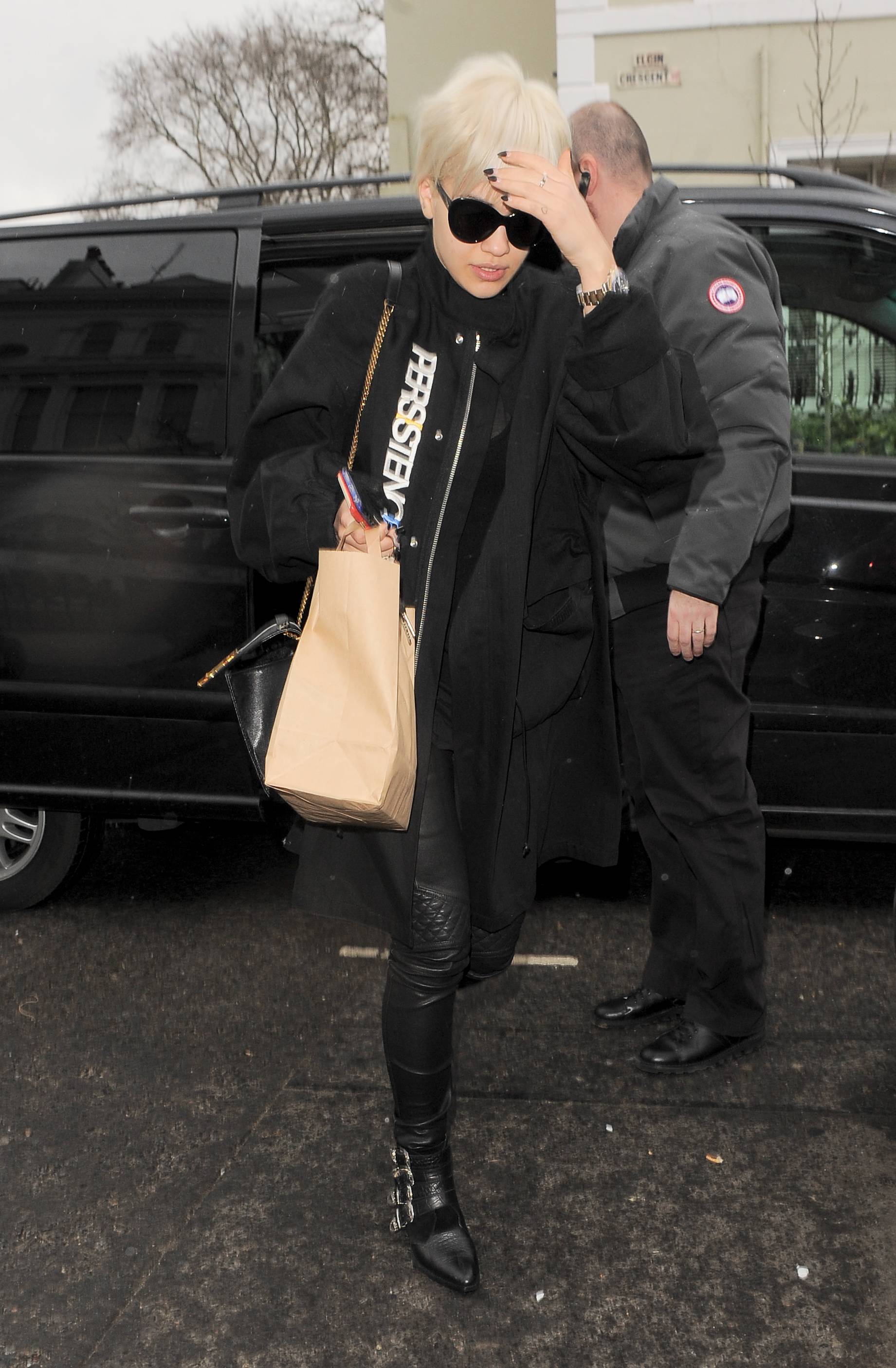 Rita Ora seen leaving her home in Notting Hill