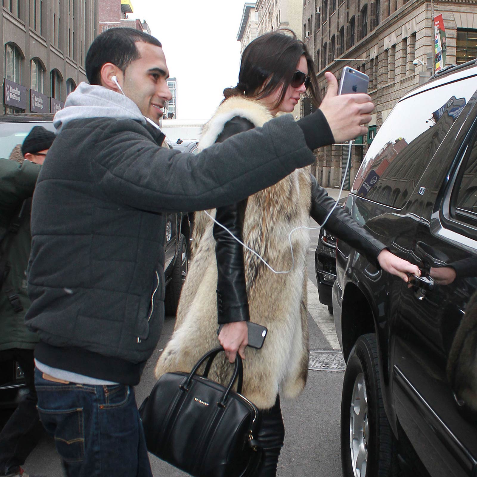 Kendall Jenner leaving the Soho Trump Hotel