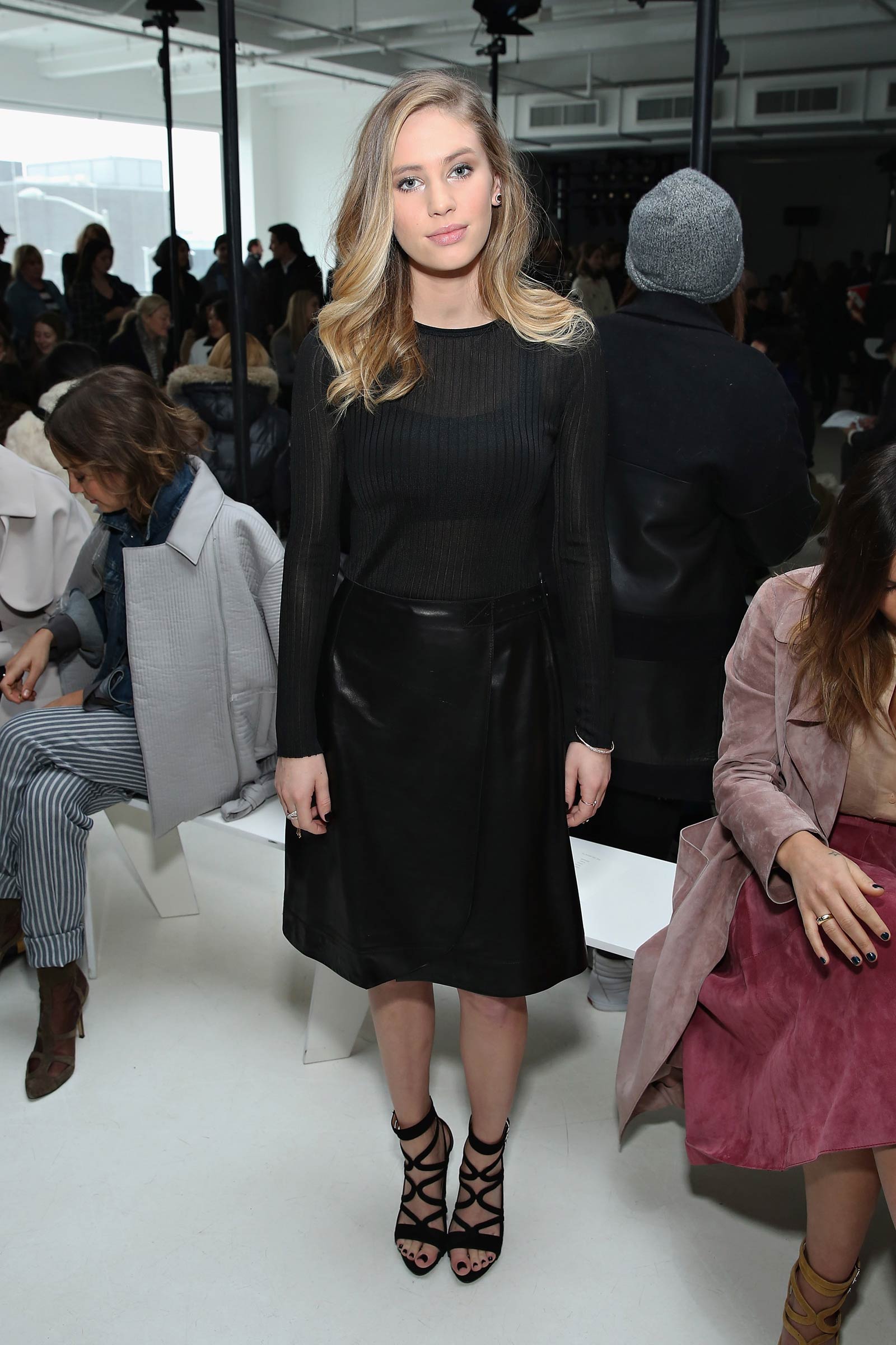 Dylan Penn attends Jill Stuart Fashion Show