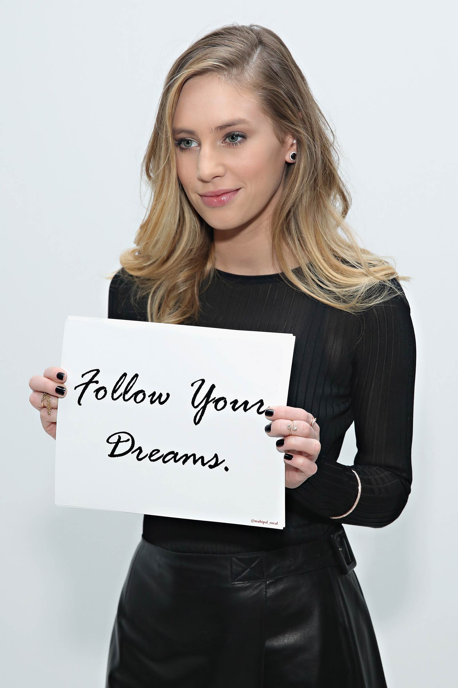 Dylan Penn attends Jill Stuart Fashion Show