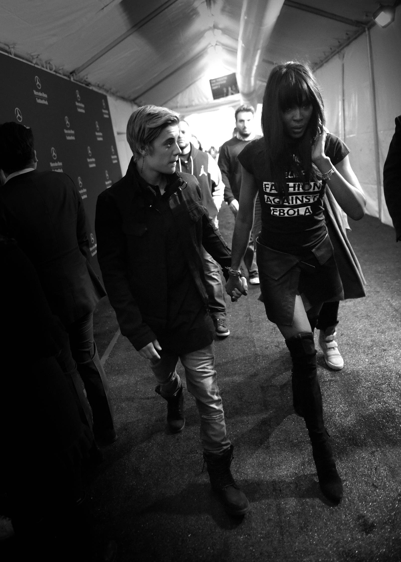 Naomi Campbell at her Fashion For Relief Charity Fashion Show