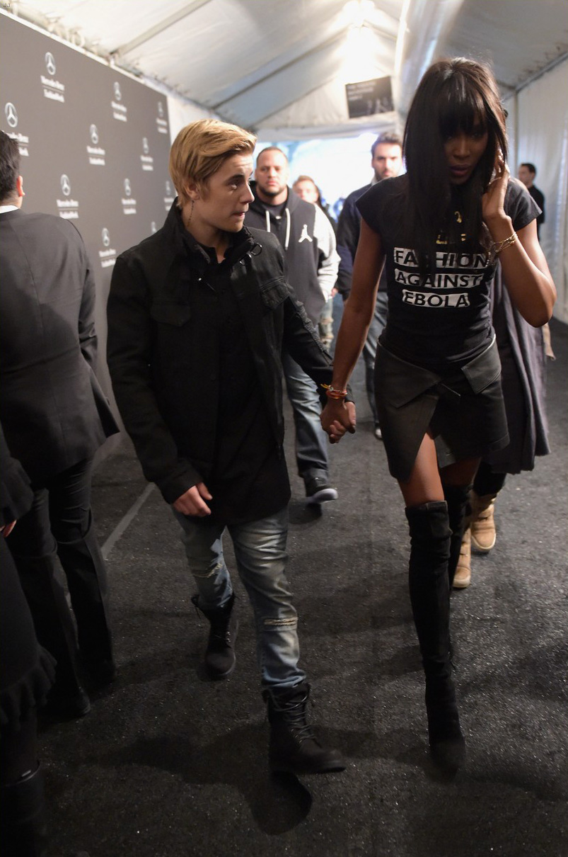 Naomi Campbell at her Fashion For Relief Charity Fashion Show