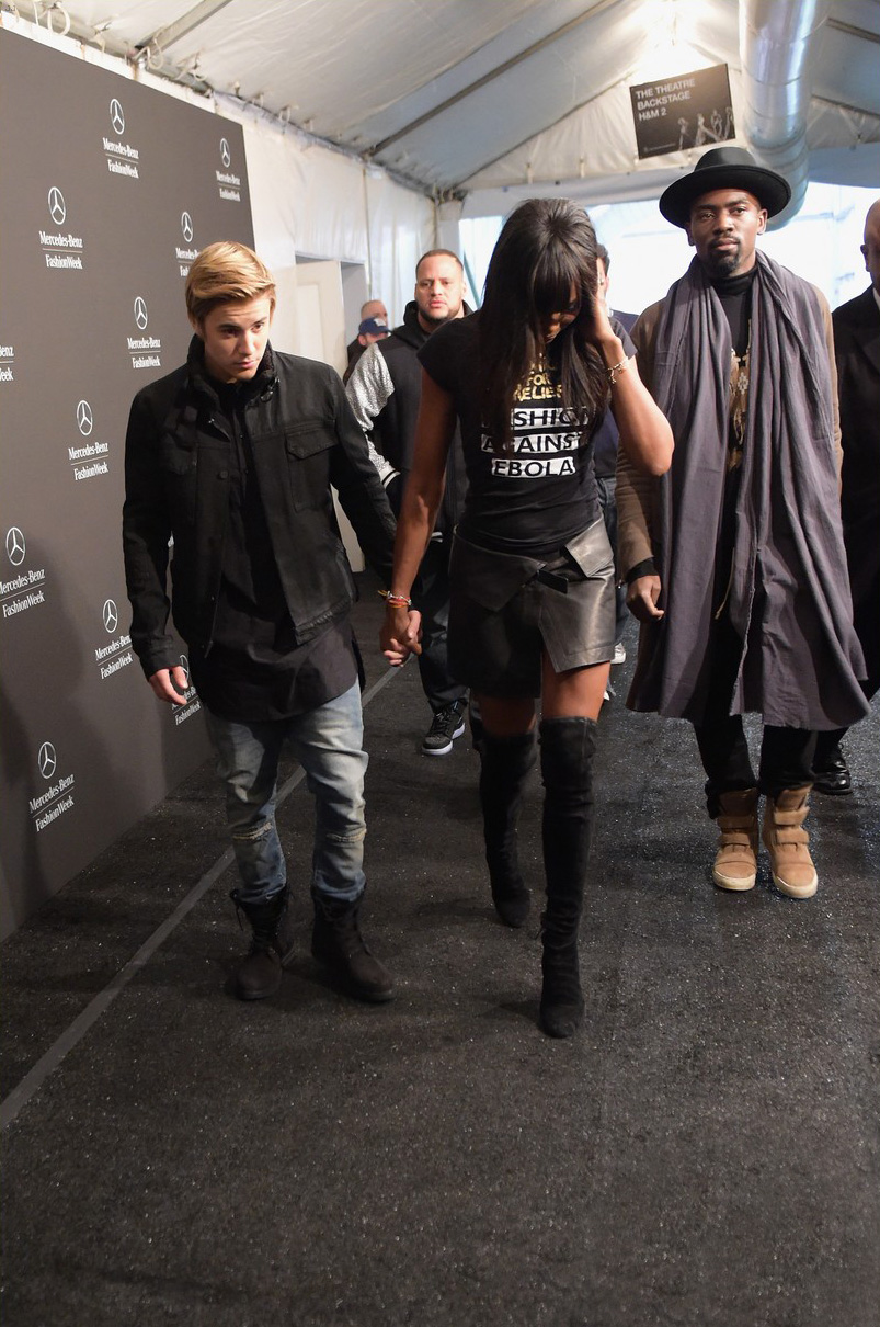 Naomi Campbell at her Fashion For Relief Charity Fashion Show