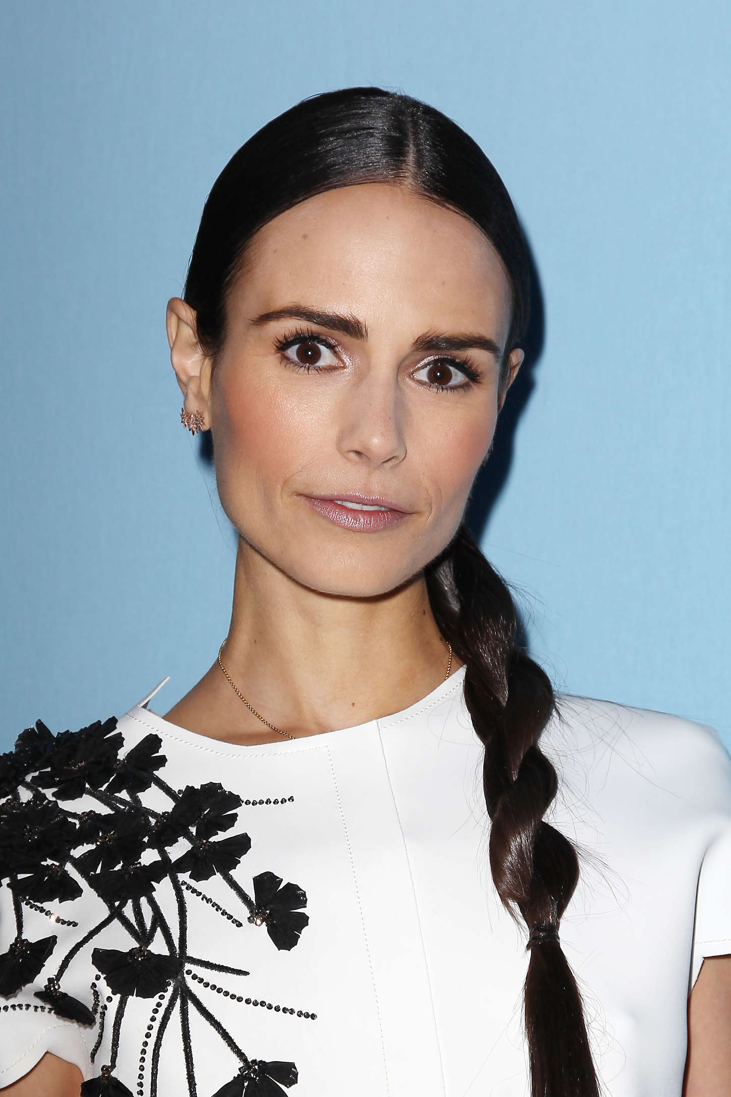 Jordana Brewster attends Carolina Herrera Fashion Show