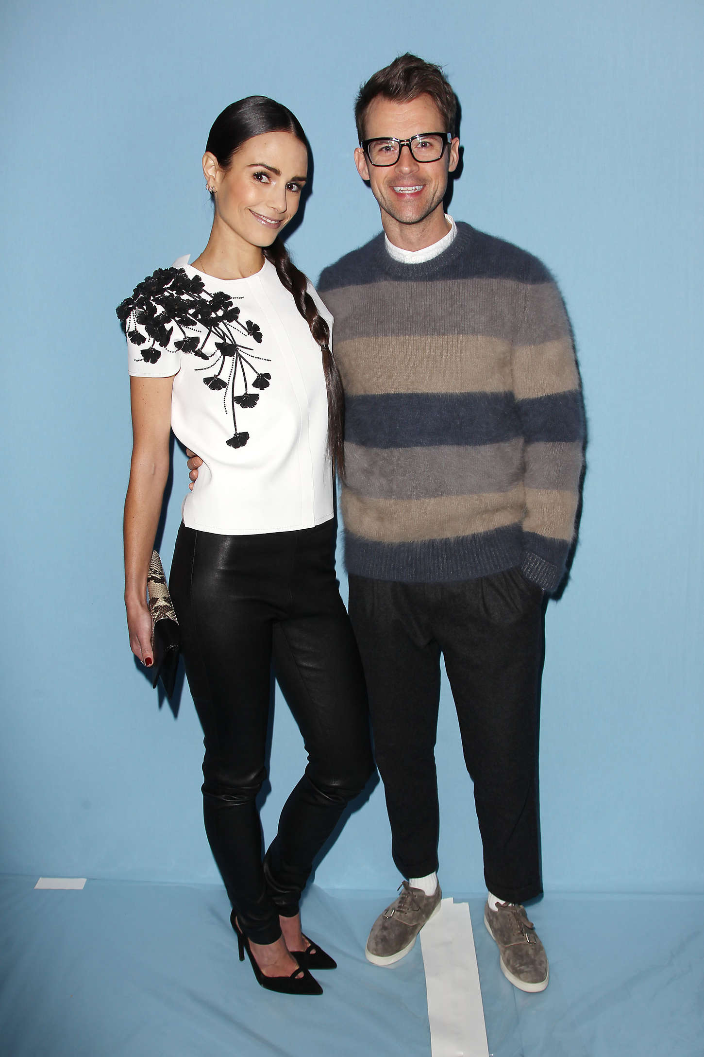 Jordana Brewster attends Carolina Herrera Fashion Show