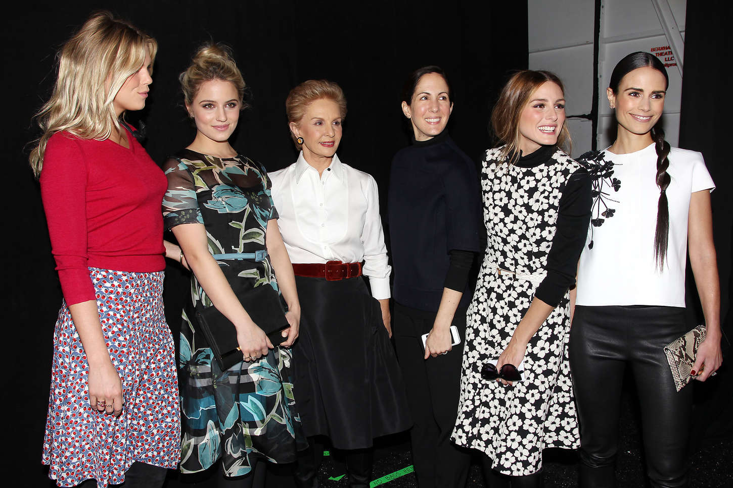 Jordana Brewster attends Carolina Herrera Fashion Show