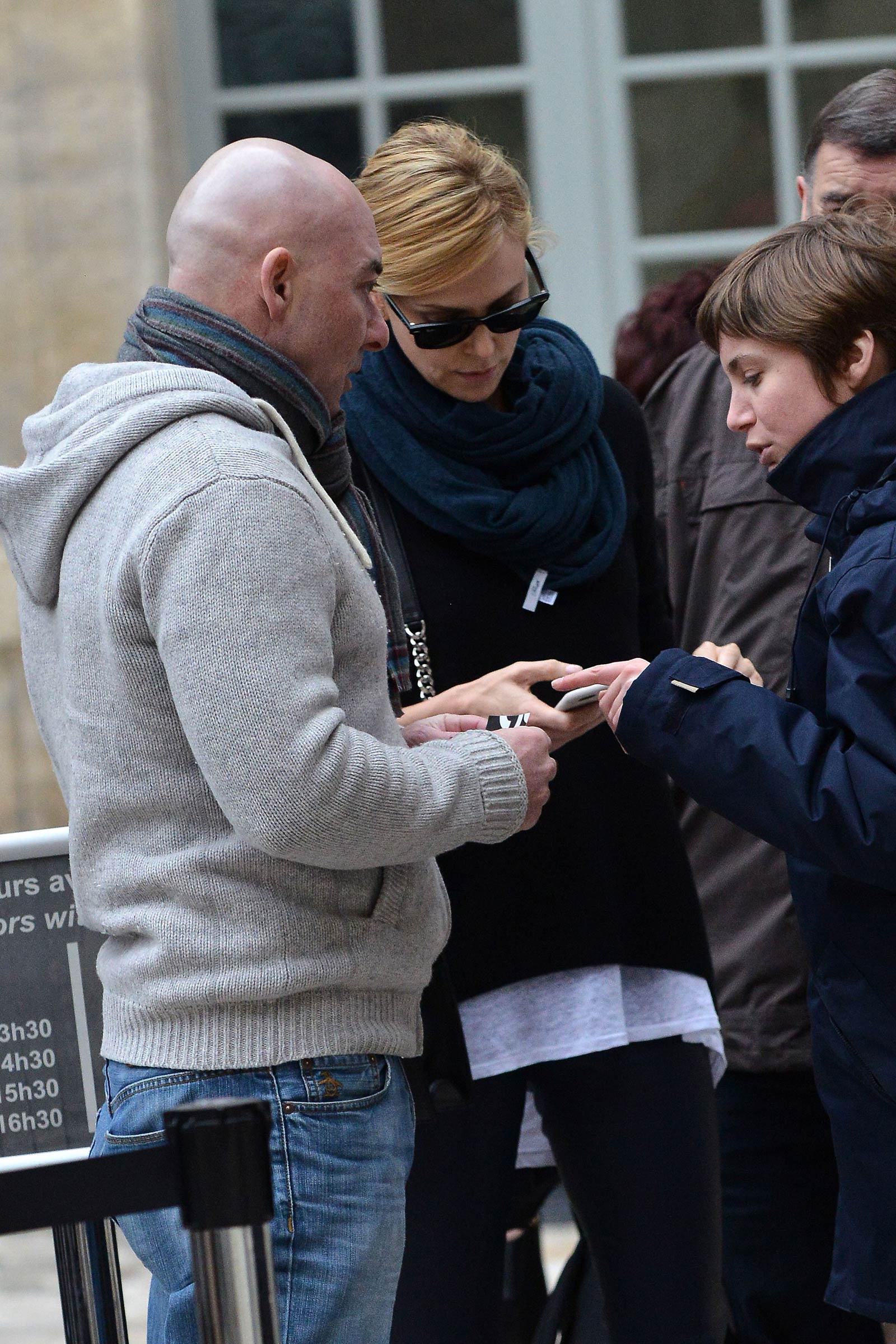 Charlize Theron at Le Voltaire restaurant