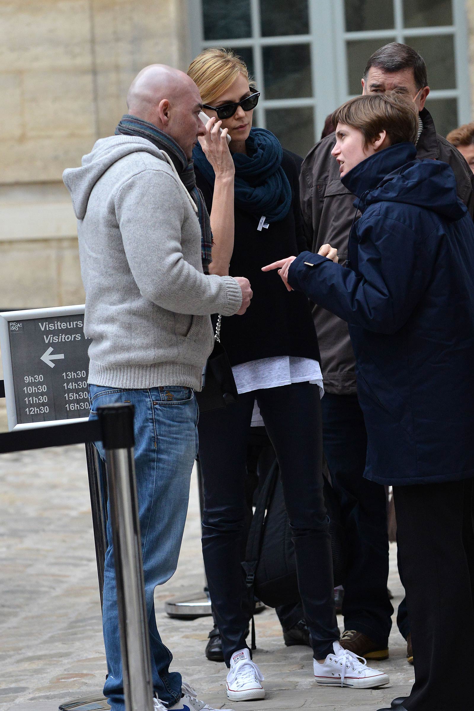 Charlize Theron at Le Voltaire restaurant