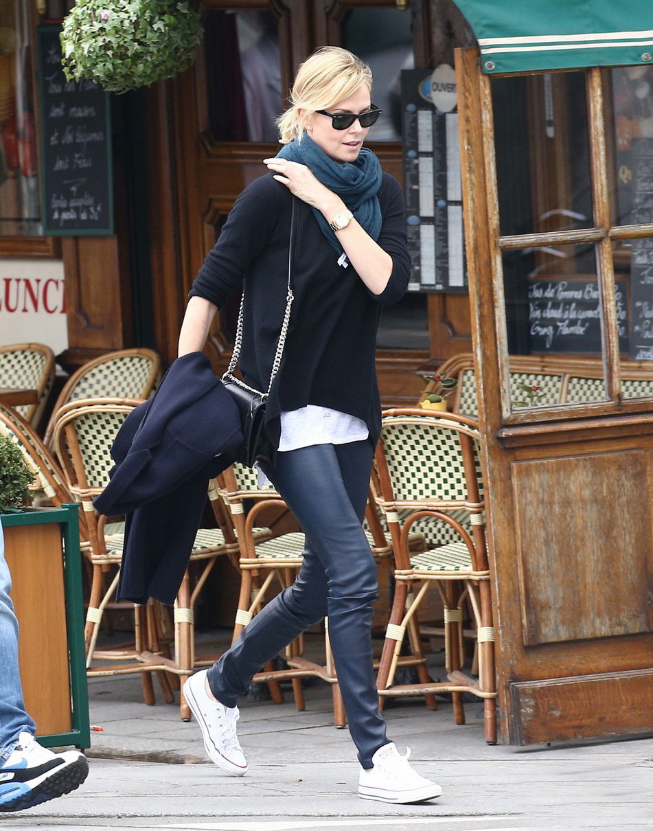 Charlize Theron at Le Voltaire restaurant