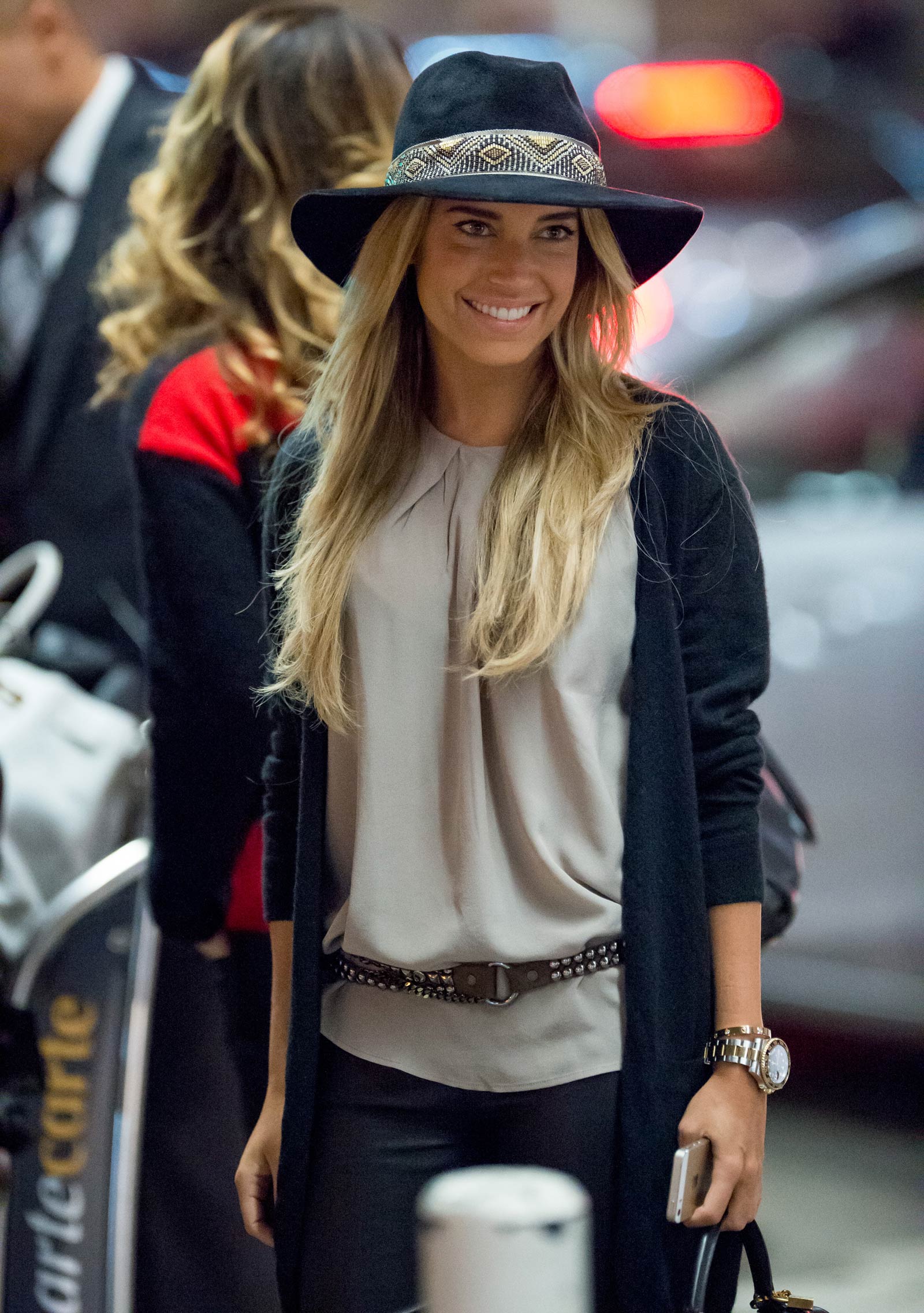 Sylvie Meis is seen at LAX