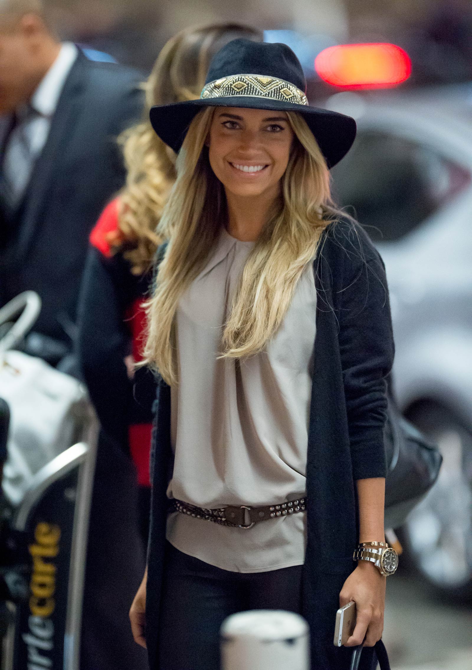 Sylvie Meis is seen at LAX