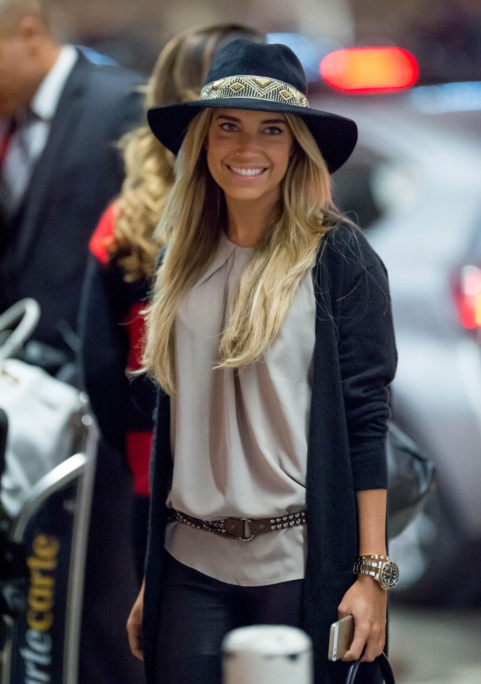 Sylvie Meis is seen at LAX