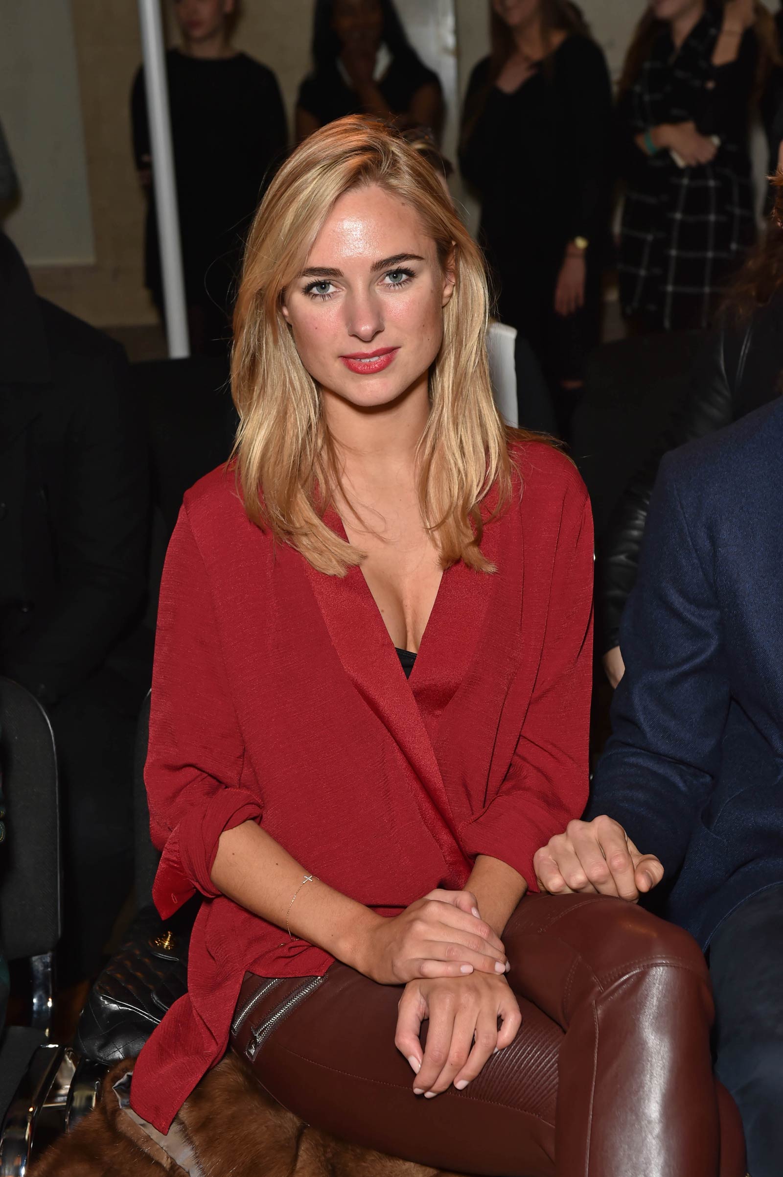 Kimberley Garner attends LFW Mimi Tran Catwalk Show