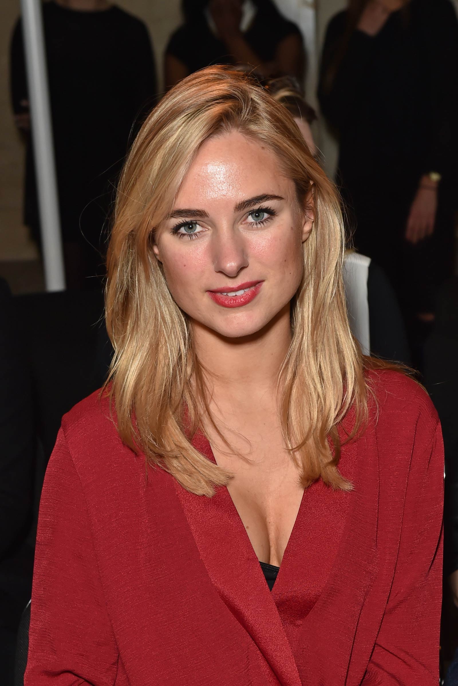 Kimberley Garner attends LFW Mimi Tran Catwalk Show