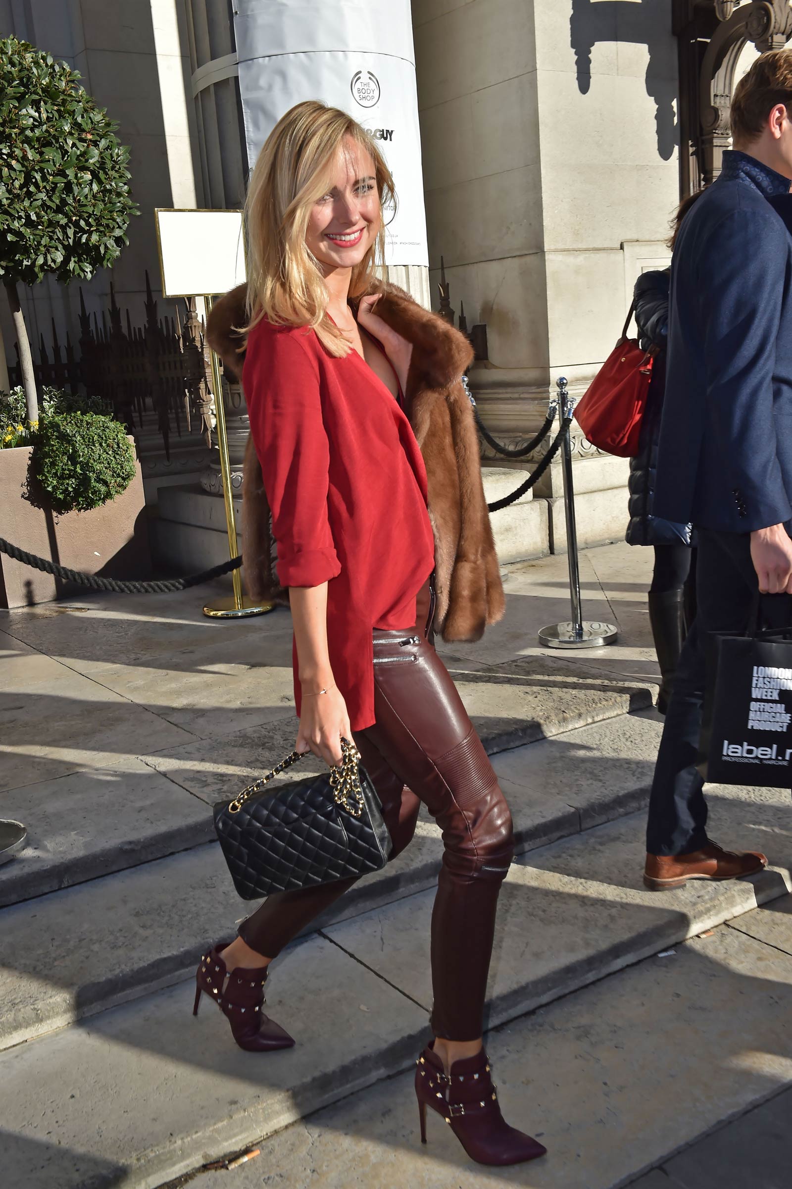 Kimberley Garner attends LFW Mimi Tran Catwalk Show