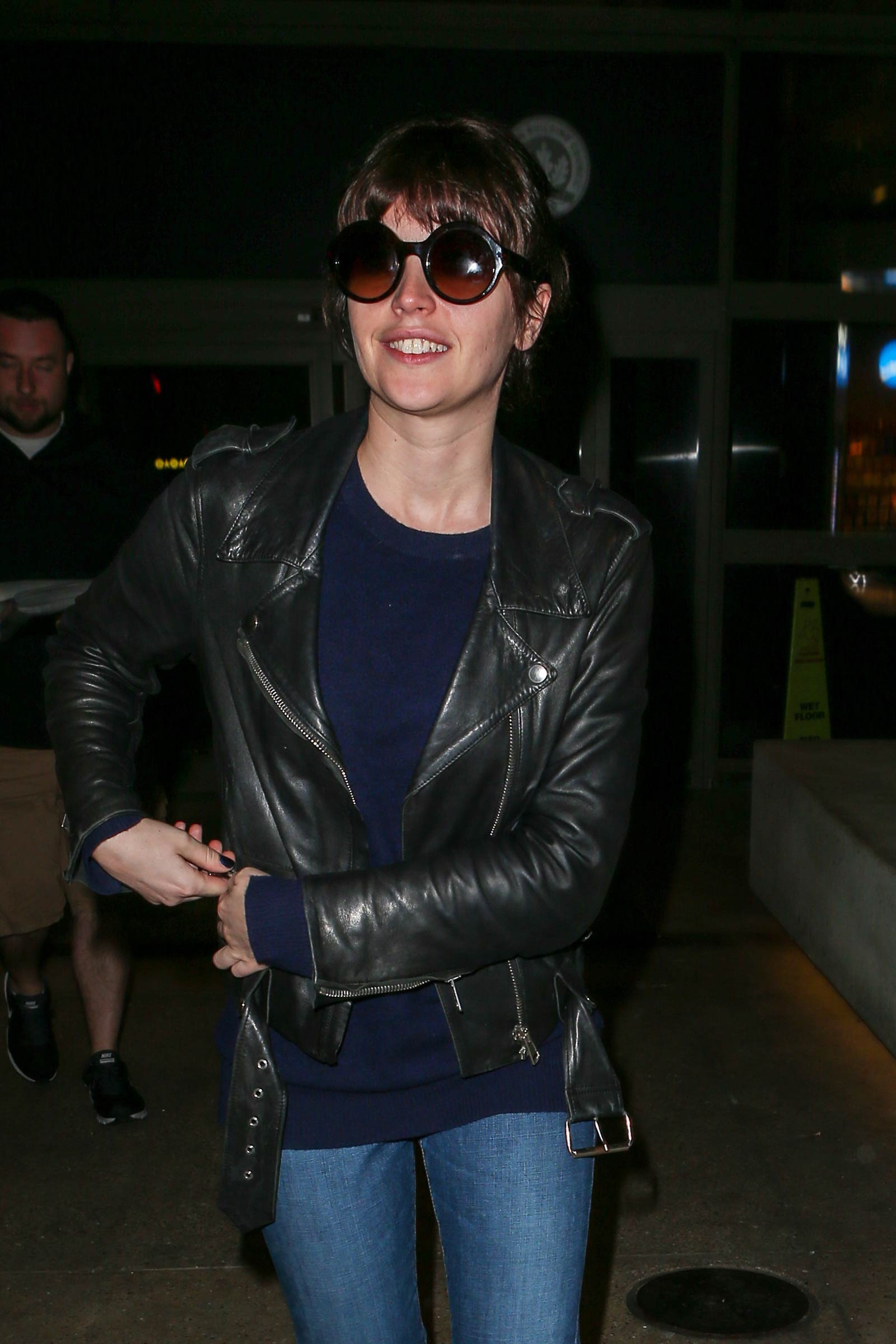 Felicity Jones at LAX airport in LA