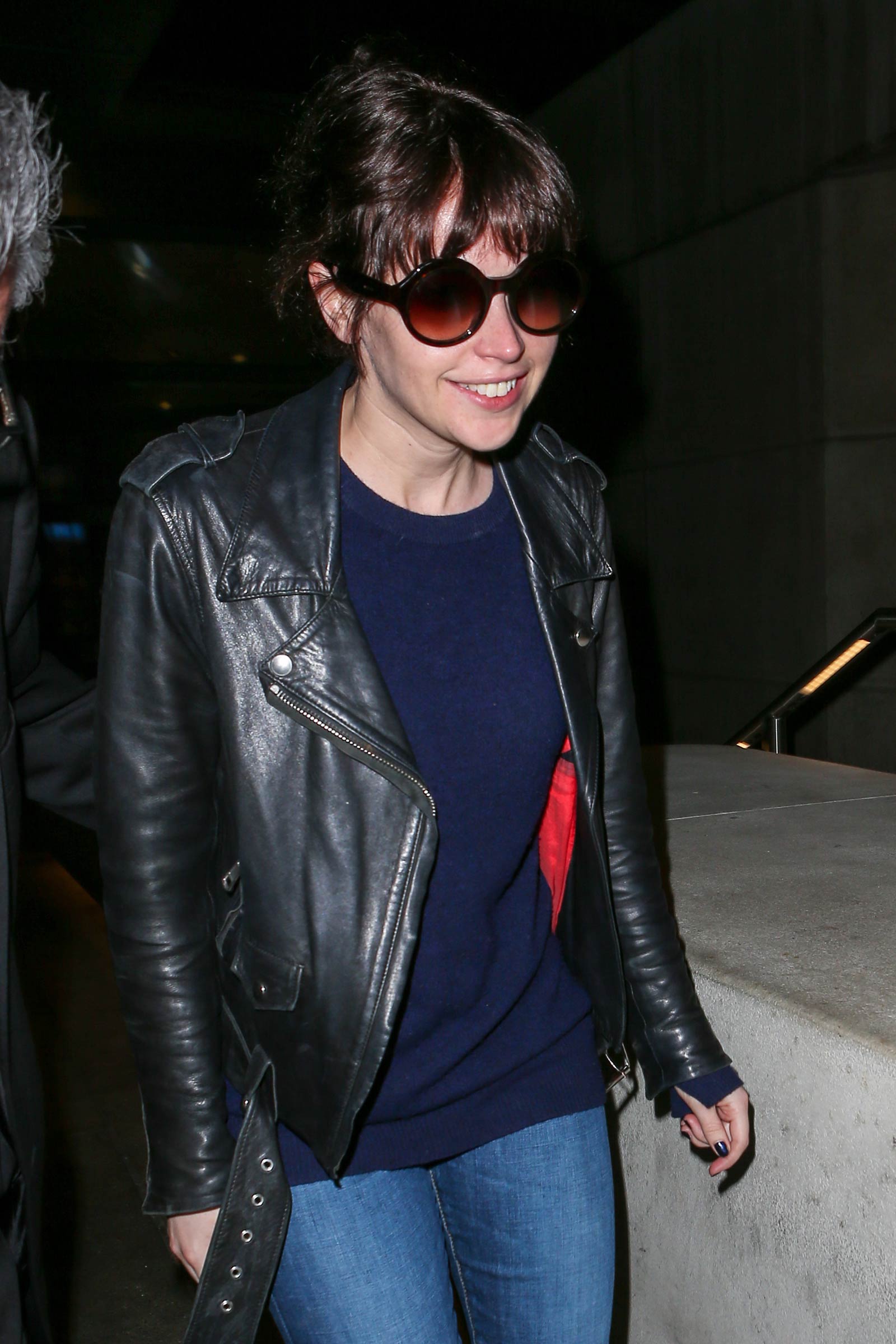 Felicity Jones at LAX airport in LA