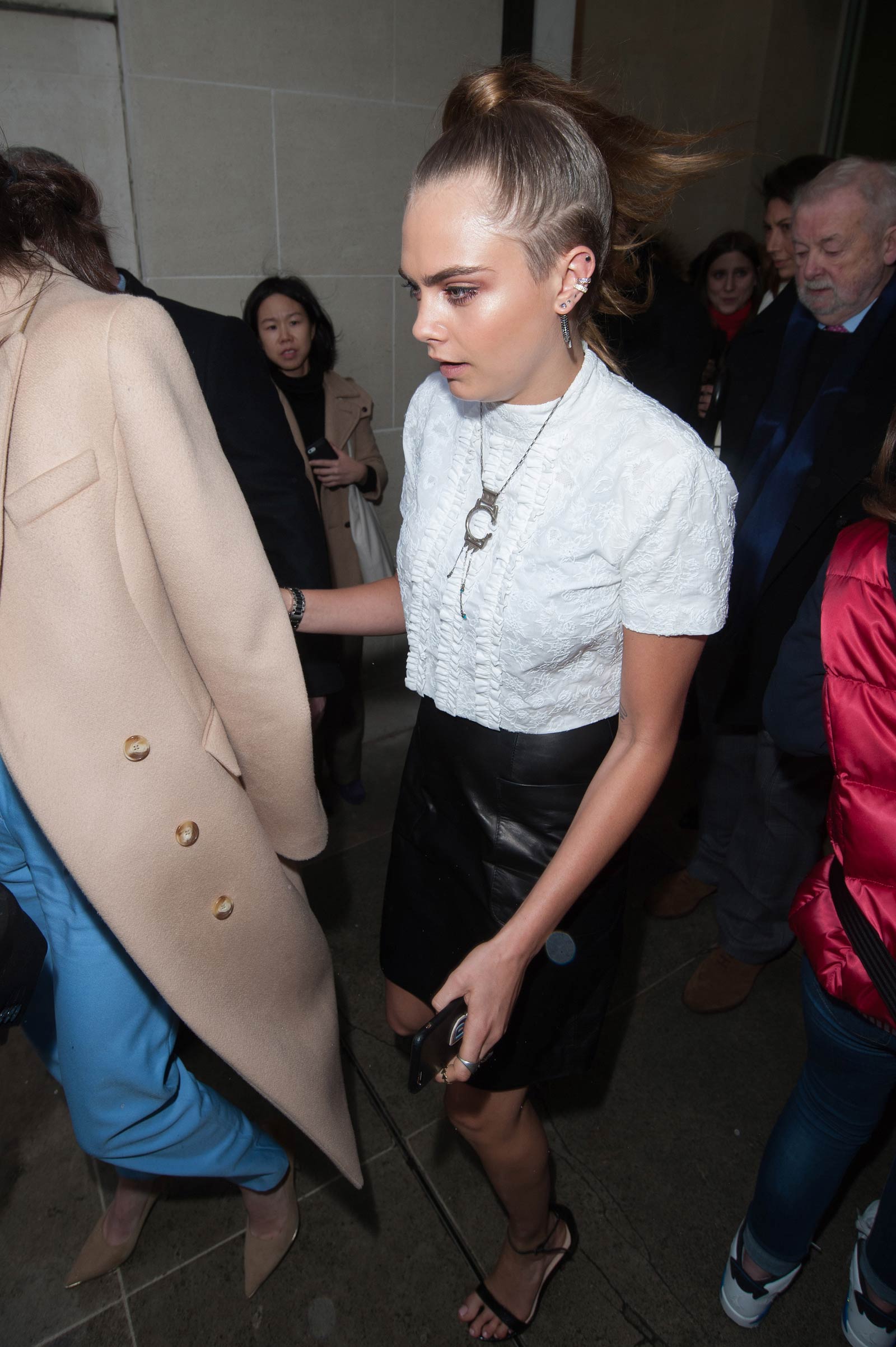 Cara Delevingne attends Topshop Unique Fashion Show