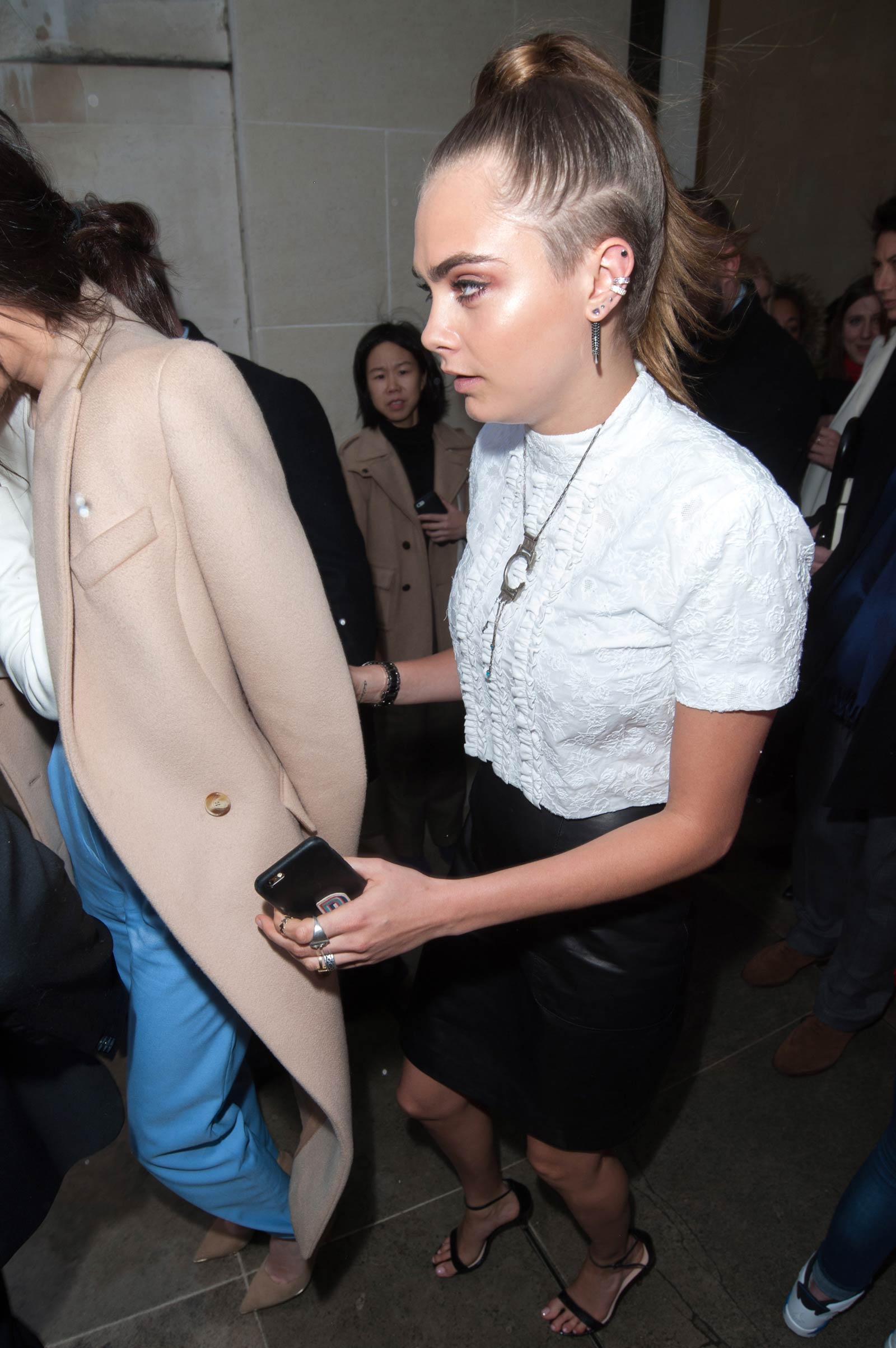 Cara Delevingne attends Topshop Unique Fashion Show