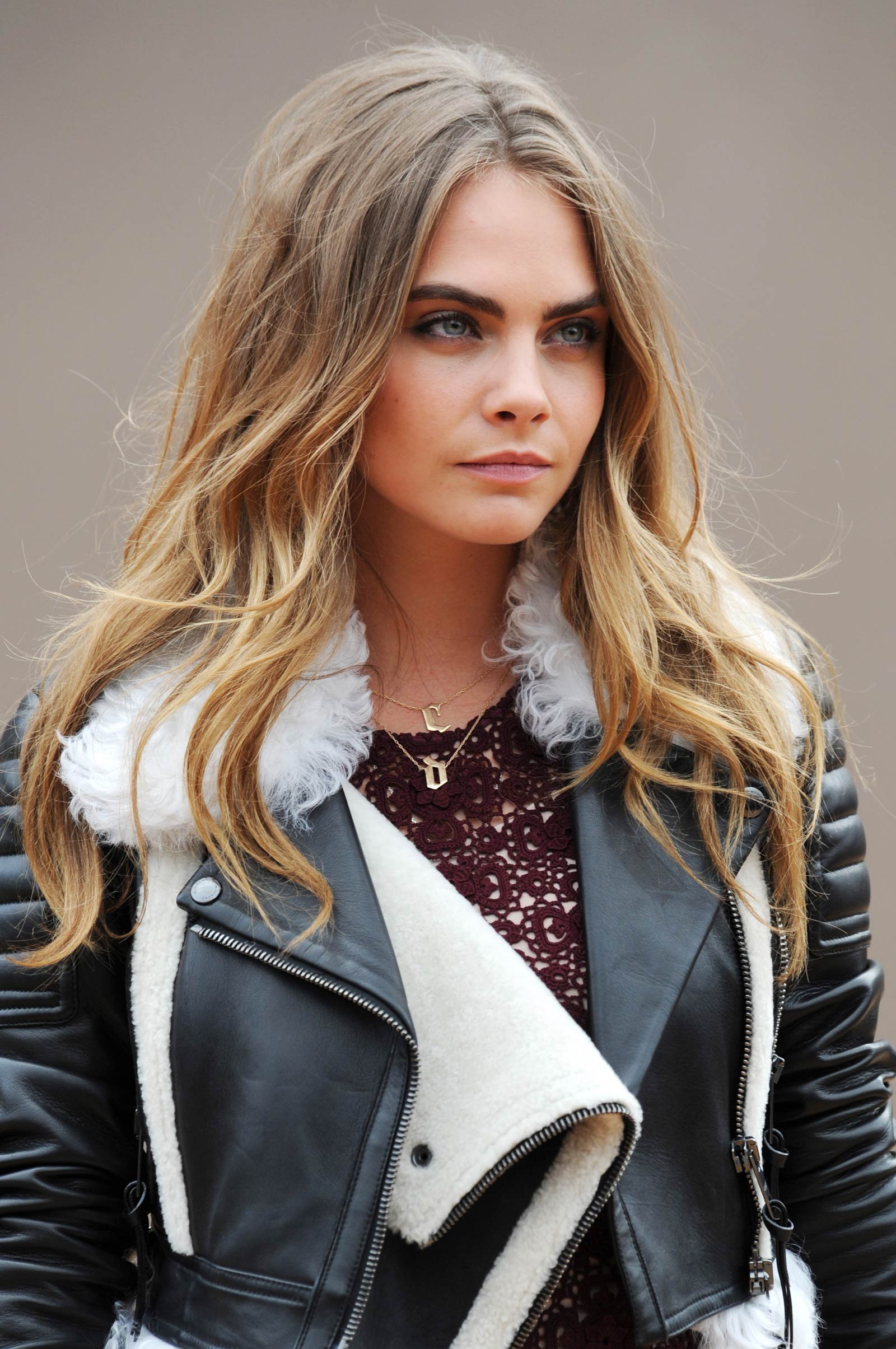 Cara Delevingne attends Burberry Prorsum catwalk show