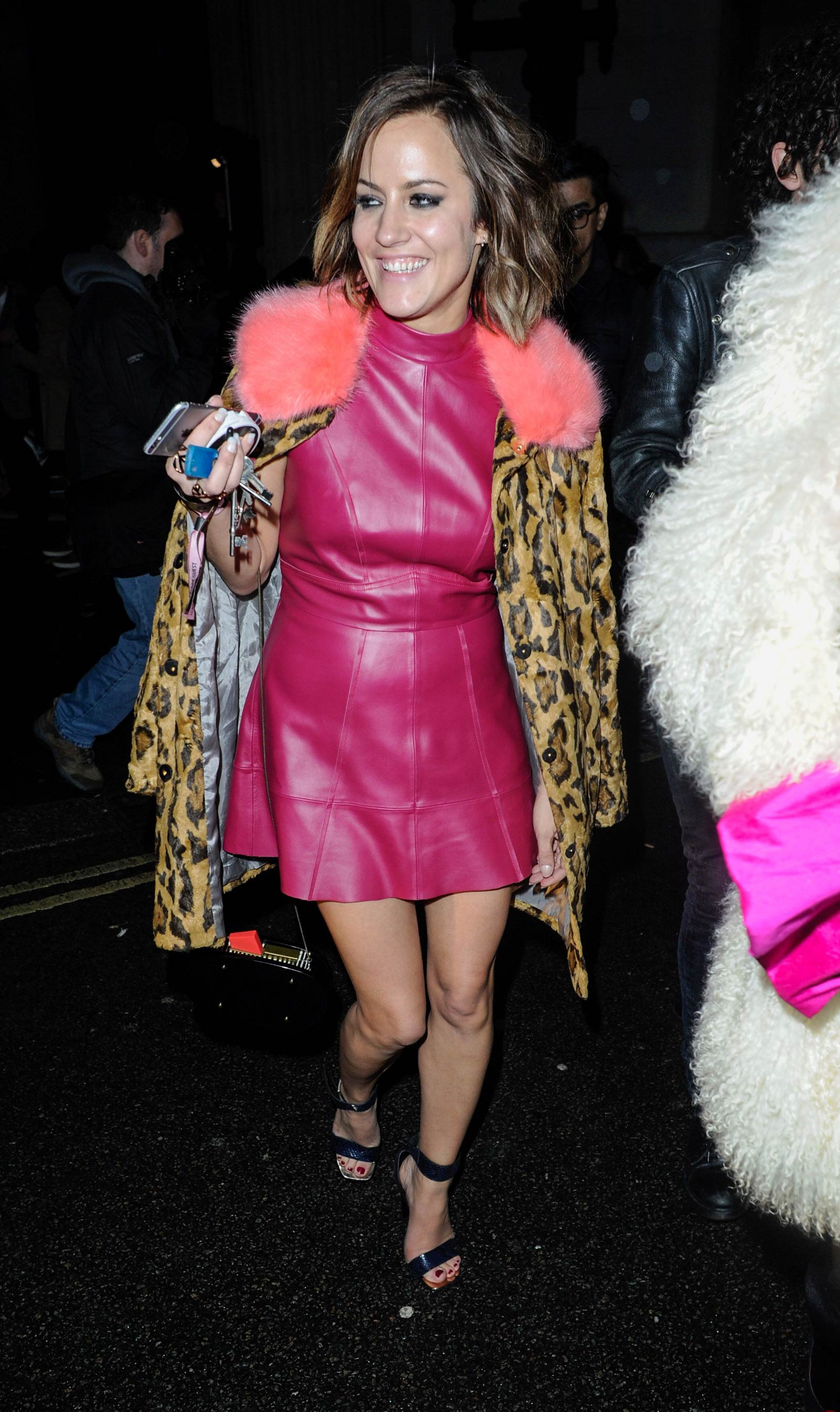 Caroline Flack attends The BRIT Awards 2015