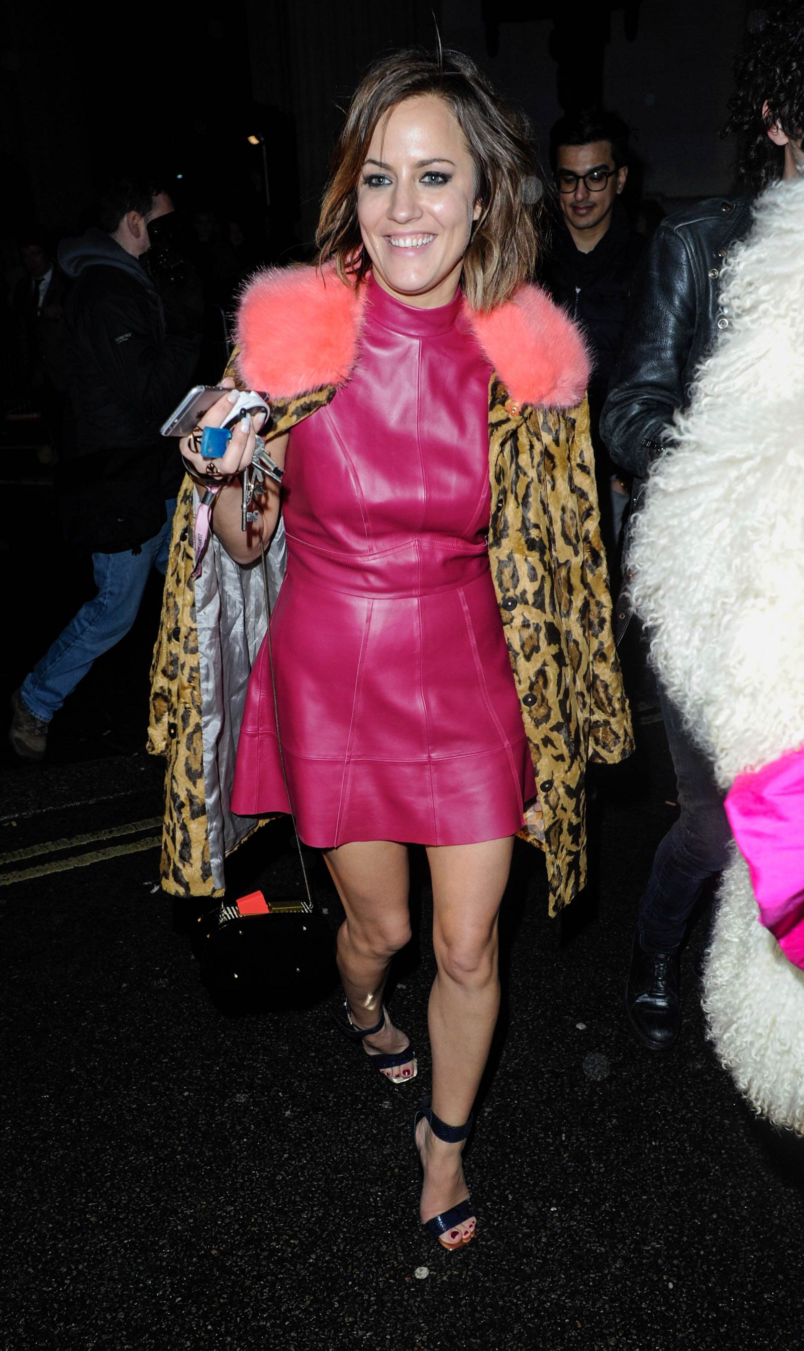 Caroline Flack attends The BRIT Awards 2015