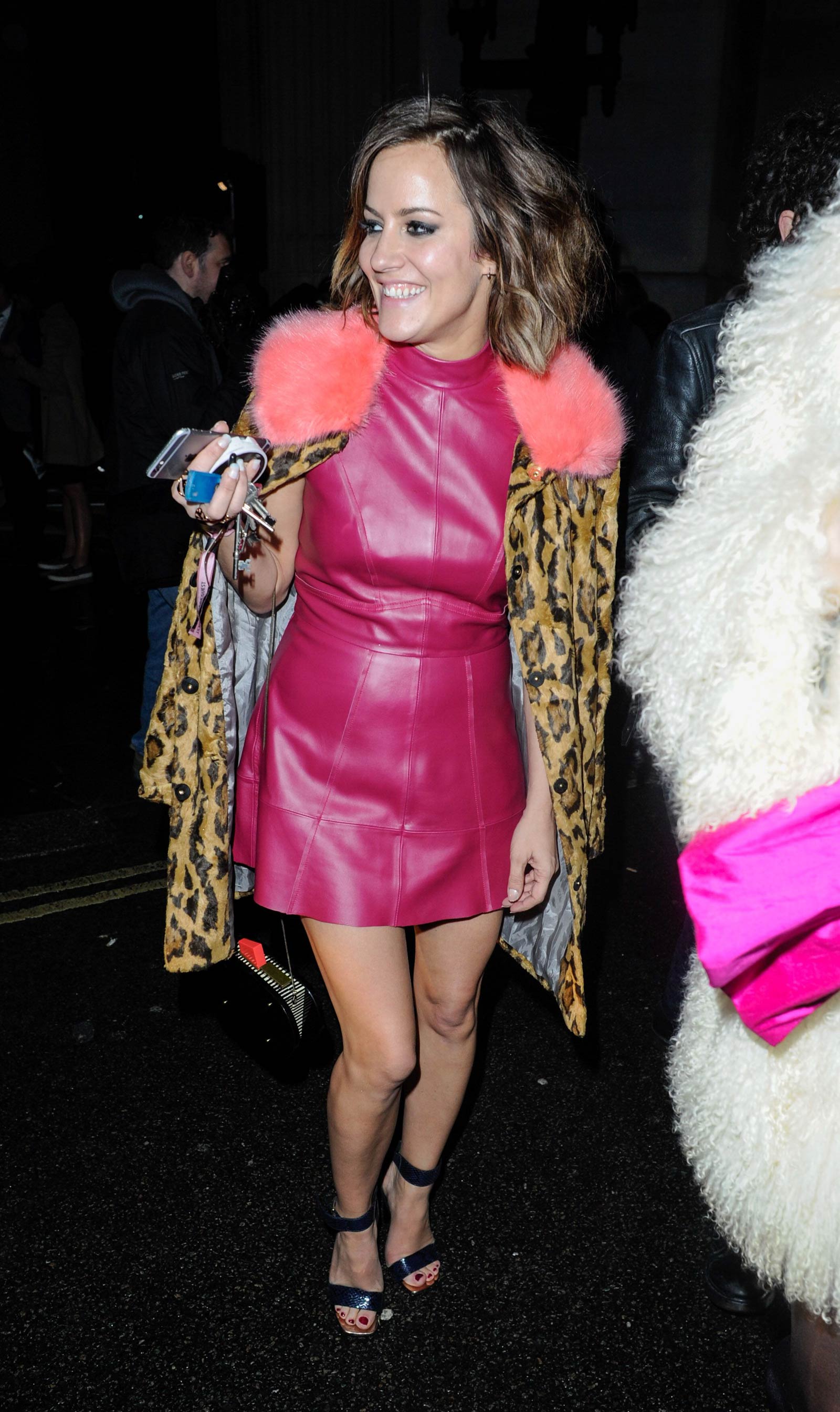 Caroline Flack attends The BRIT Awards 2015