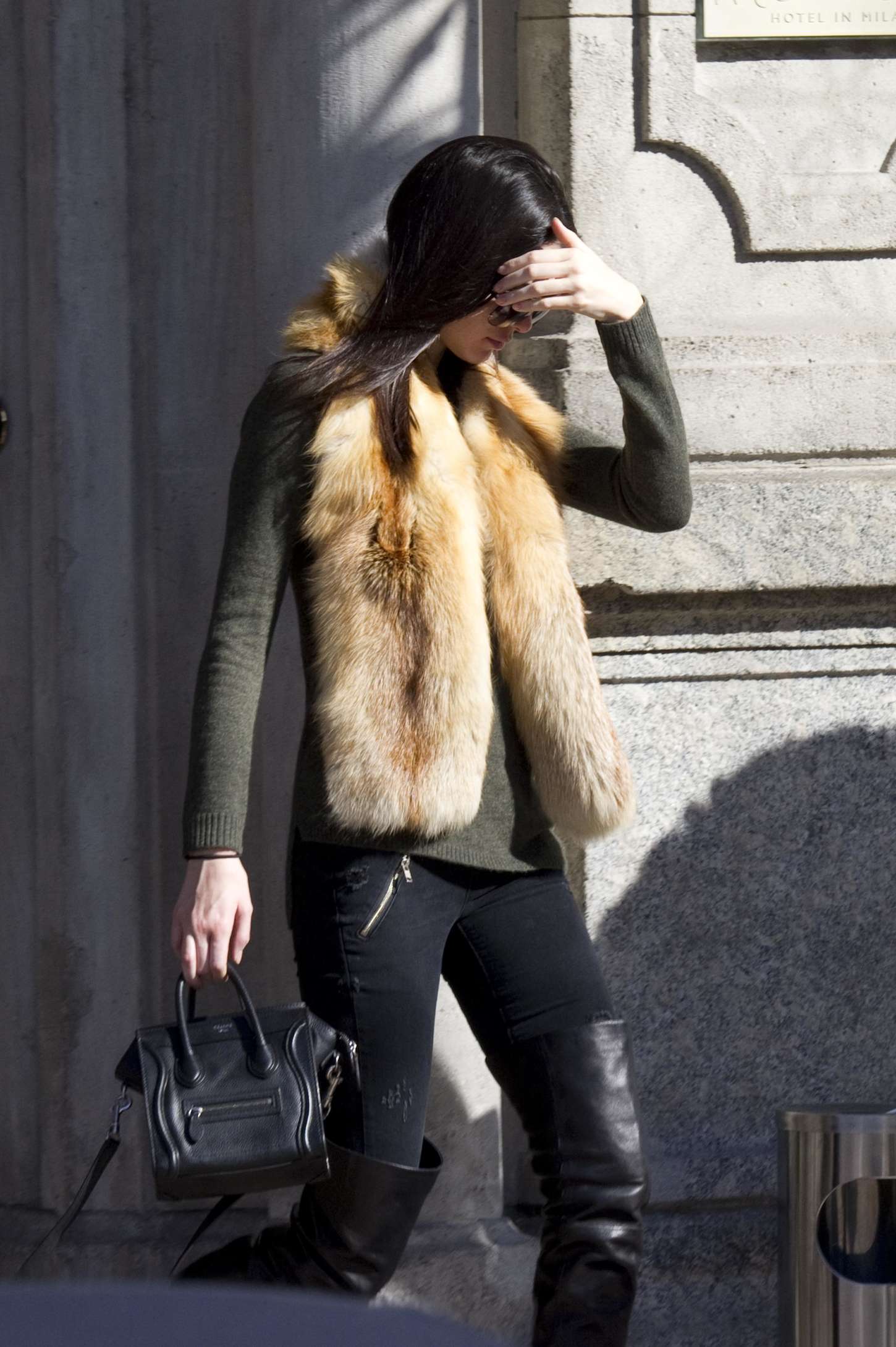 Kendall Jenner is spotted shopping in Milan