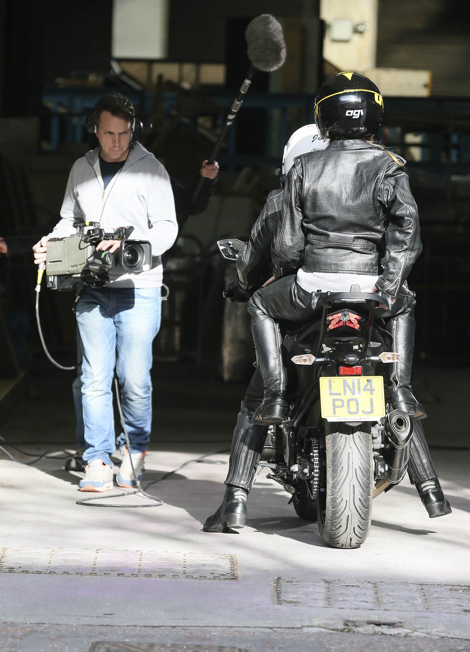 Amanda Holden seen arriving at the ITV studios