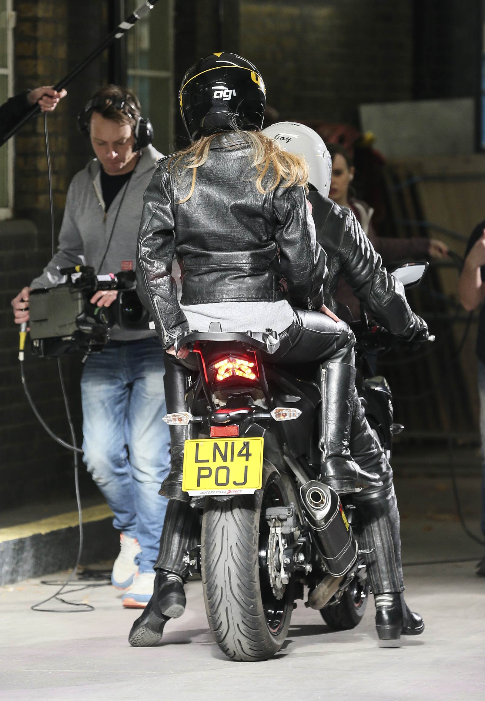 Amanda Holden seen arriving at the ITV studios