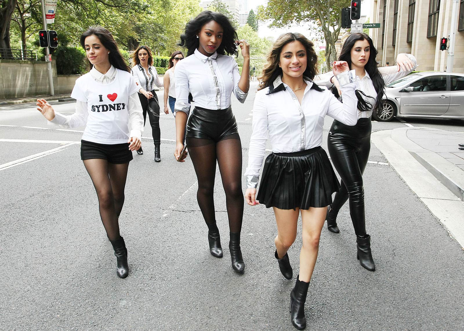 Fifth Harmony photoshooting in Surry Hills