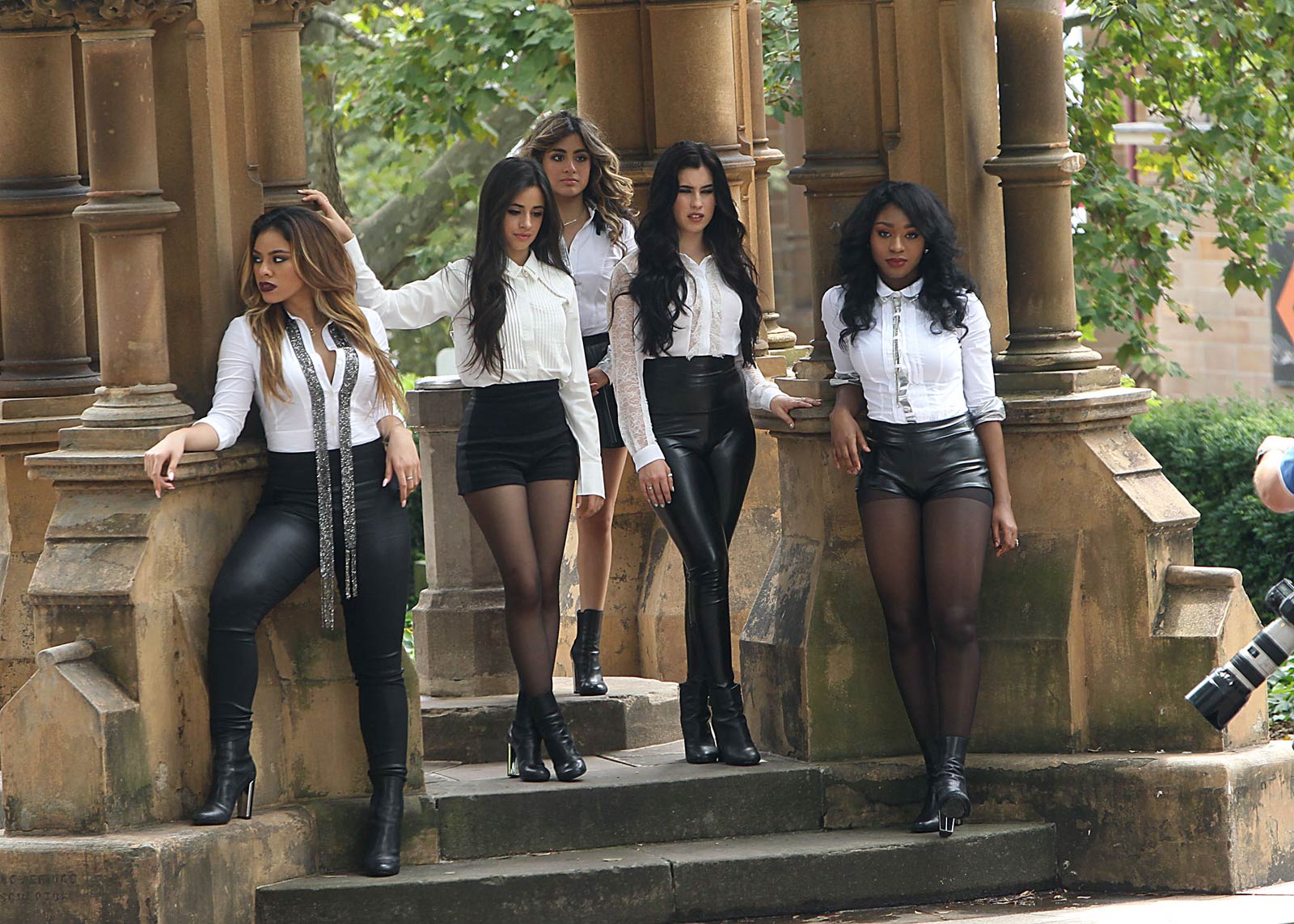 Fifth Harmony photoshooting in Surry Hills