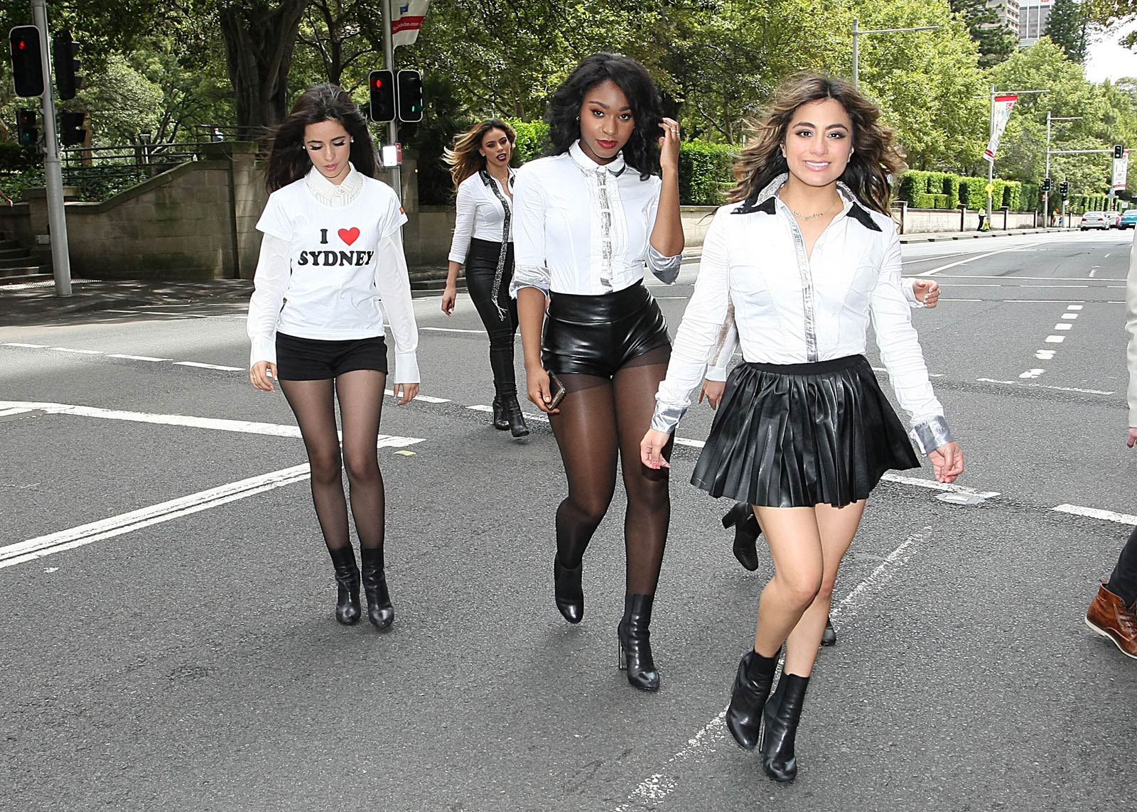 Fifth Harmony photoshooting in Surry Hills