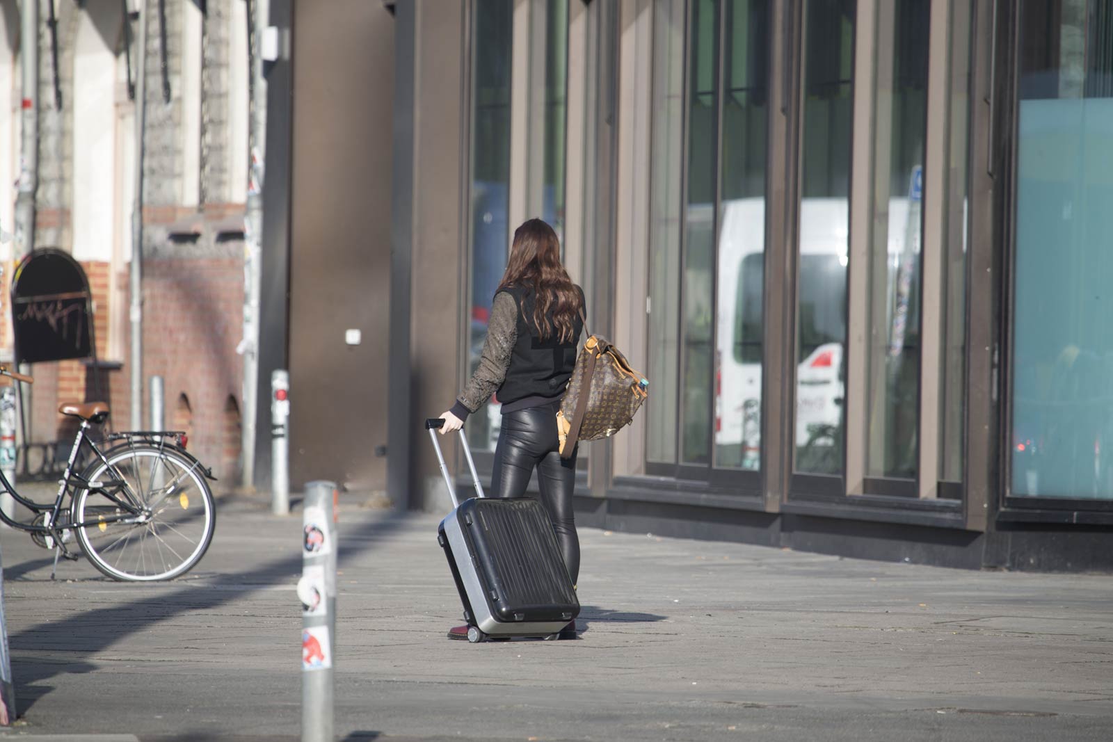 Lena Meyer-Landrut out and about in Berlin