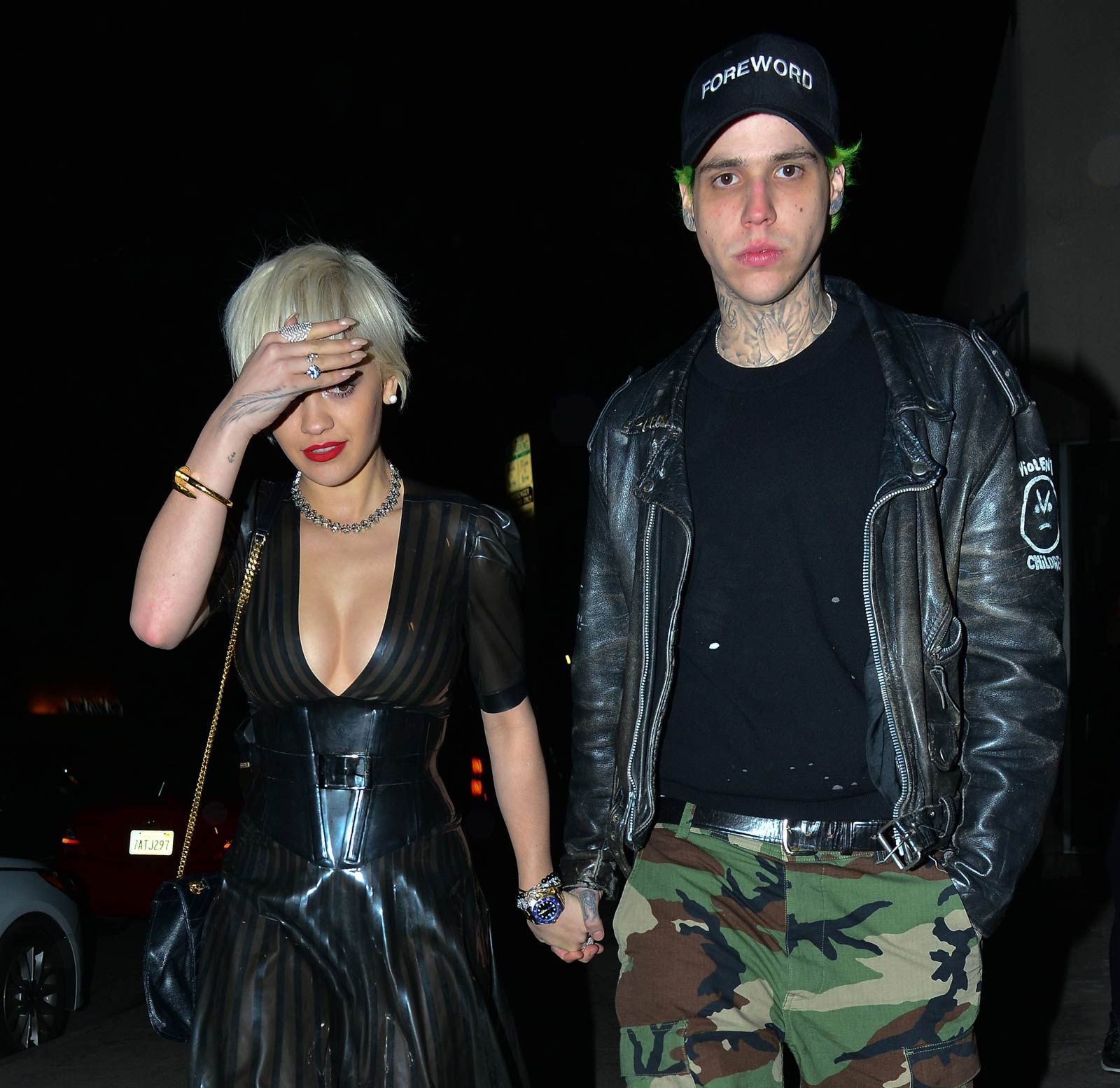 Rita Ora leaving The Nice Guy in Los Angeles