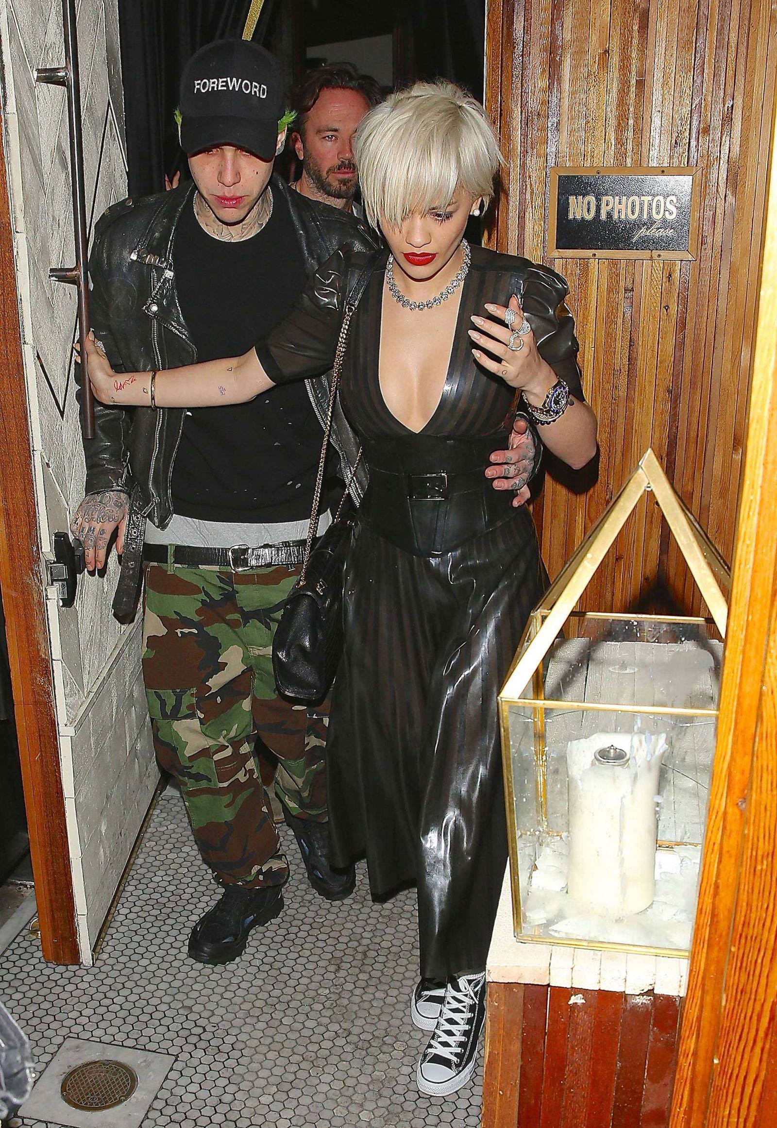 Rita Ora leaving The Nice Guy in Los Angeles