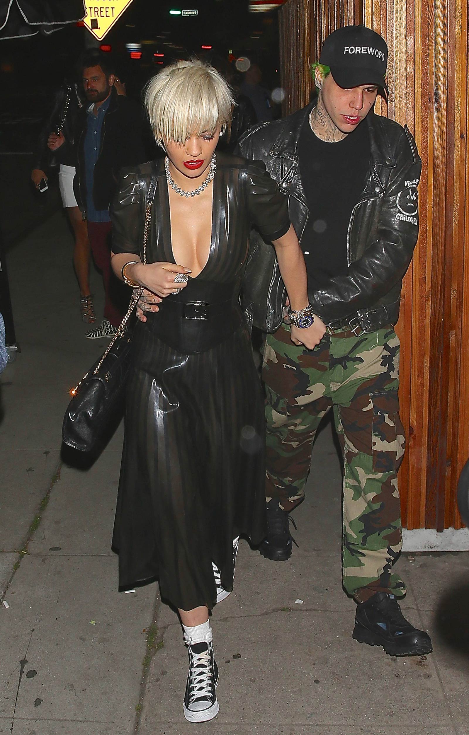 Rita Ora leaving The Nice Guy in Los Angeles