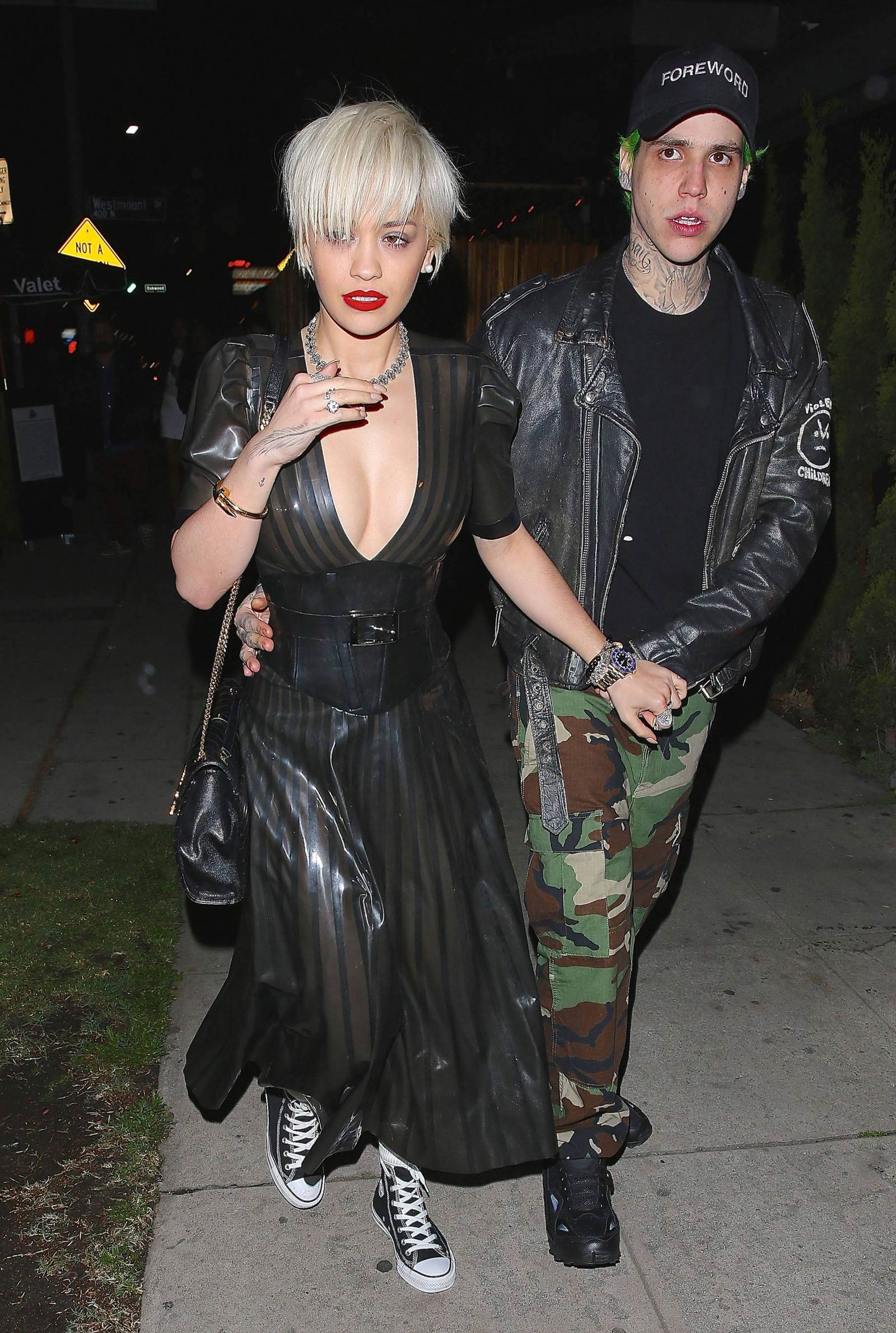 Rita Ora leaving The Nice Guy in Los Angeles