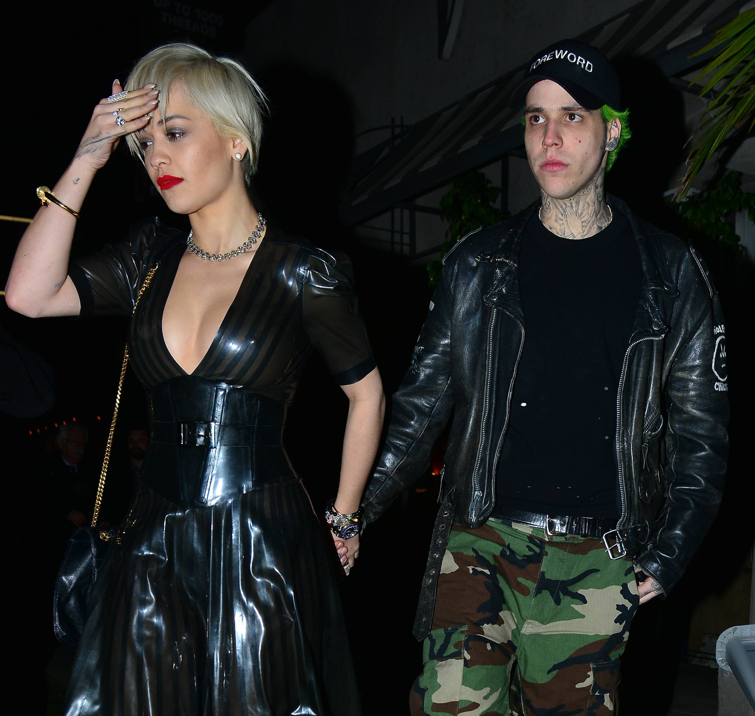 Rita Ora leaving The Nice Guy in Los Angeles