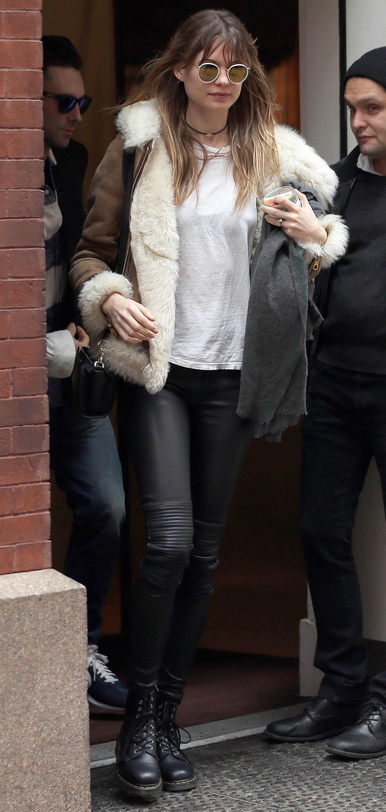 Behati Prinsloo out and about in NYC