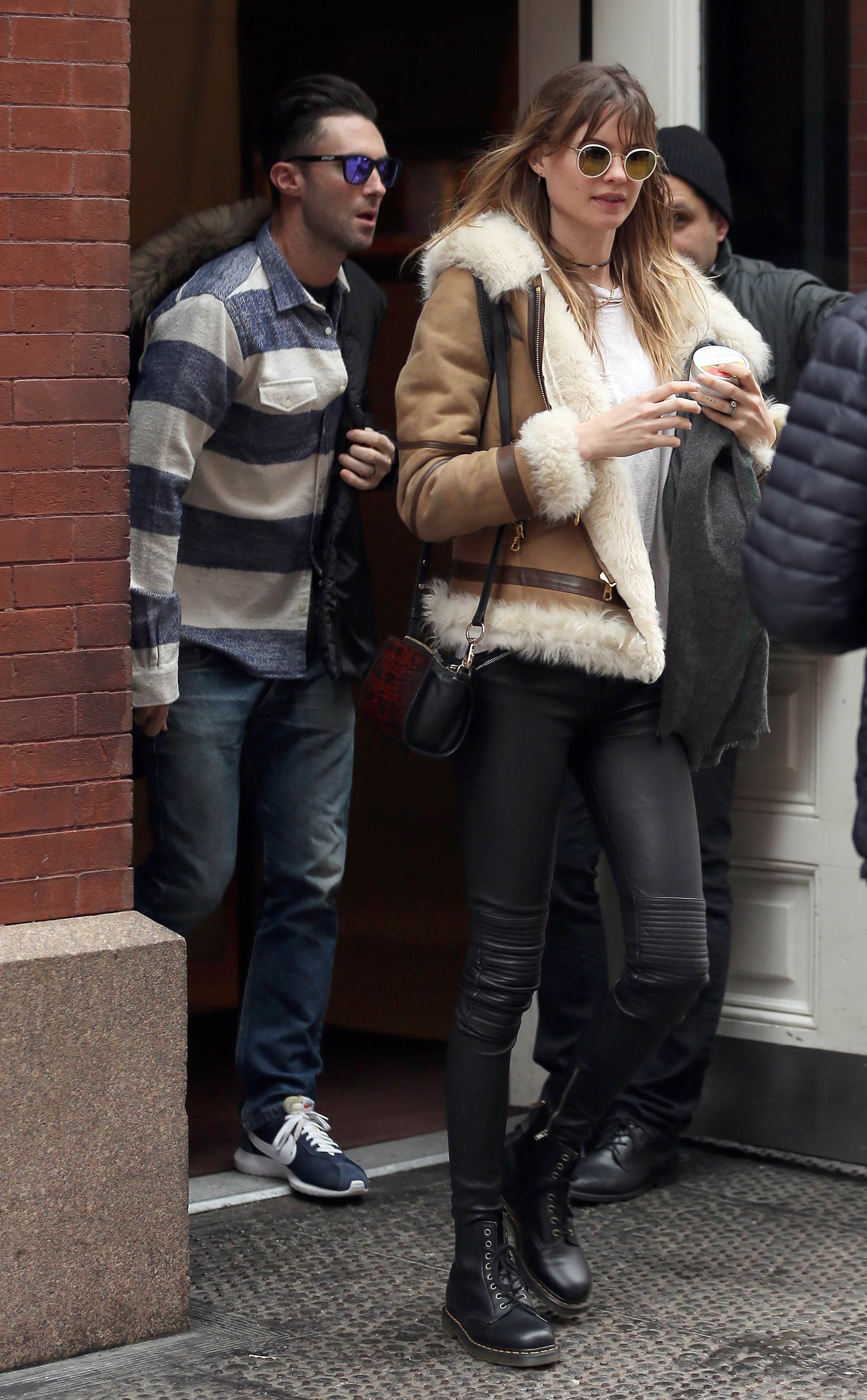 Behati Prinsloo out and about in NYC