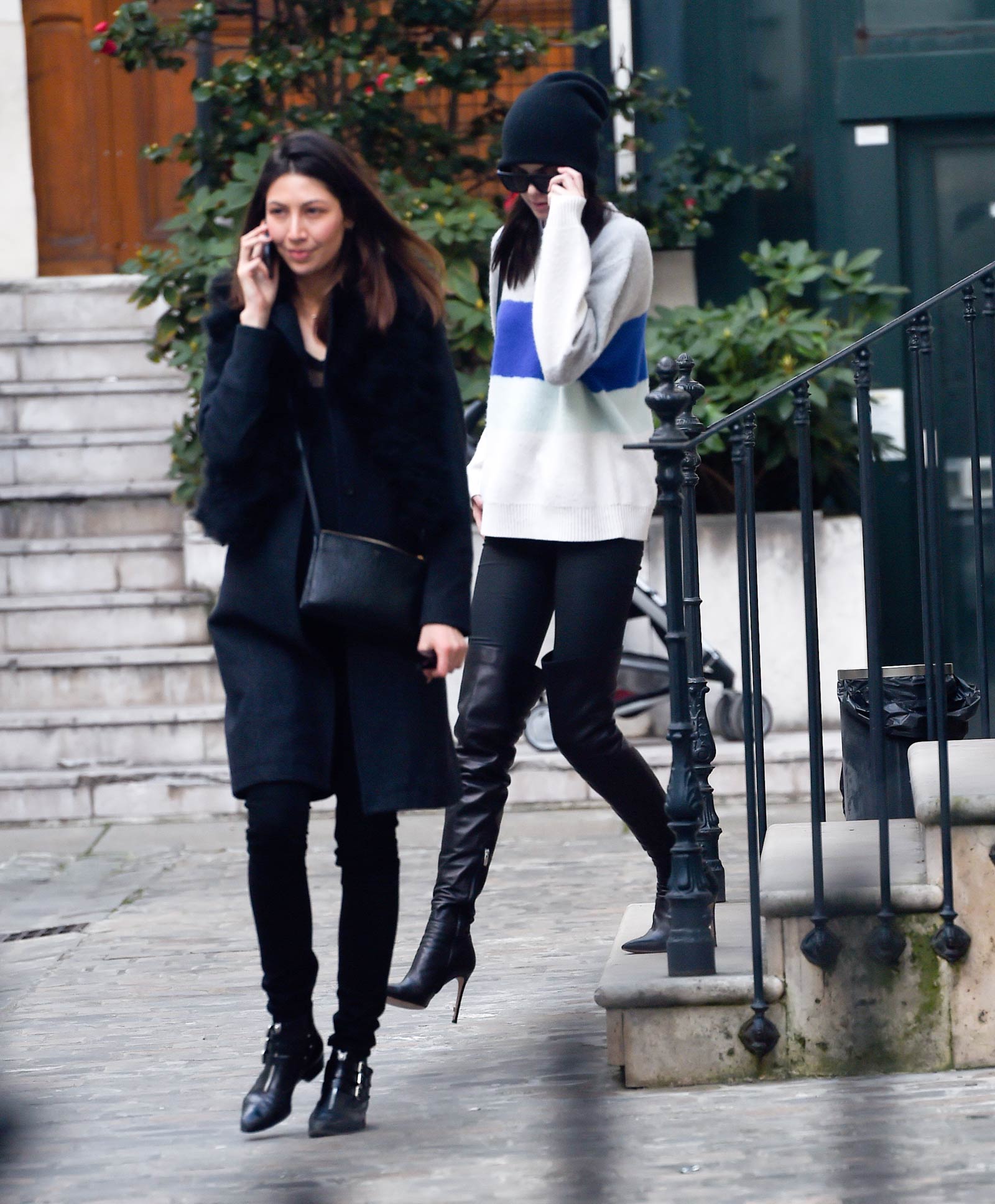 Kendall Jenner at a fitting for Vivienne Westwood in Paris