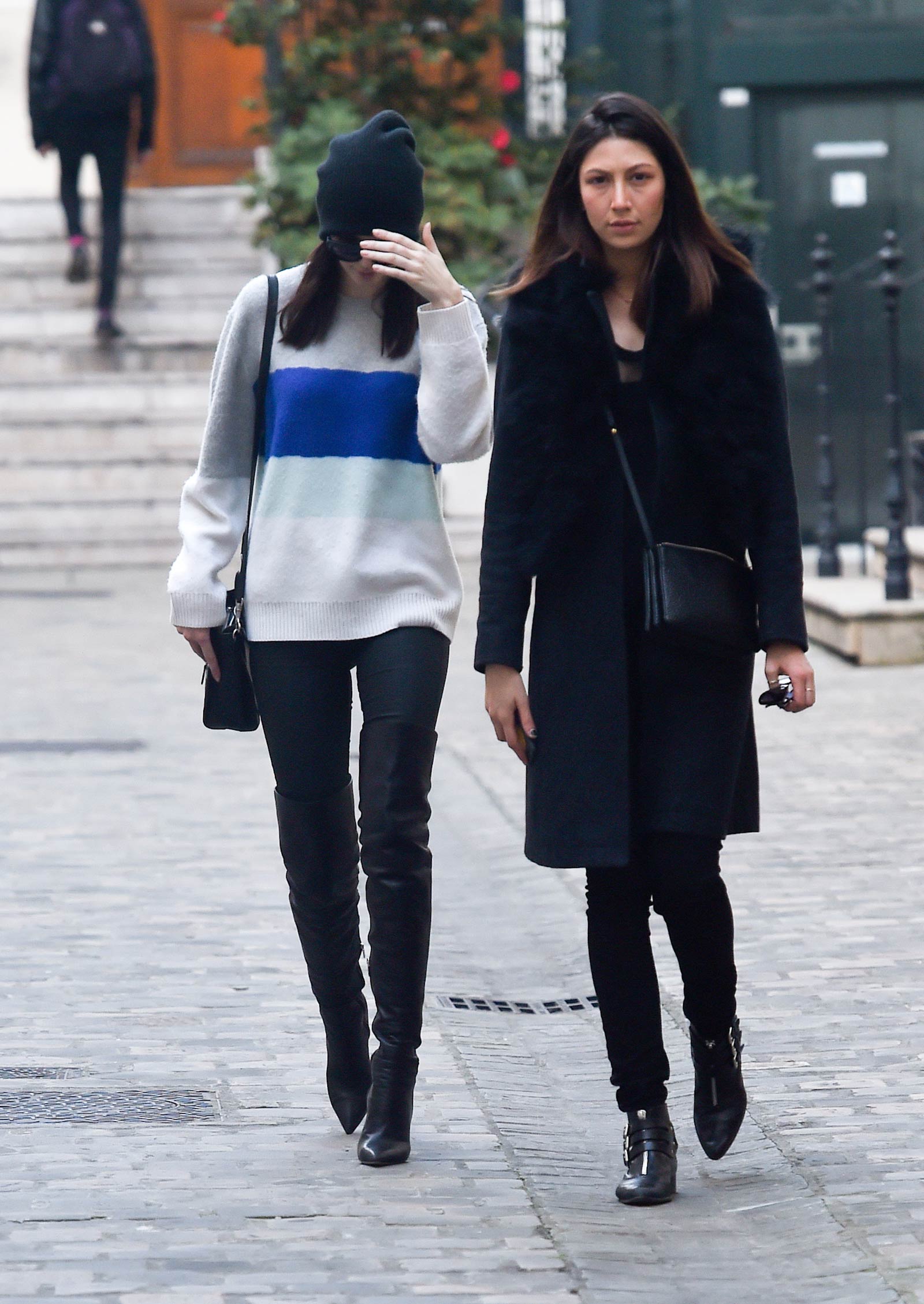 Kendall Jenner at a fitting for Vivienne Westwood in Paris