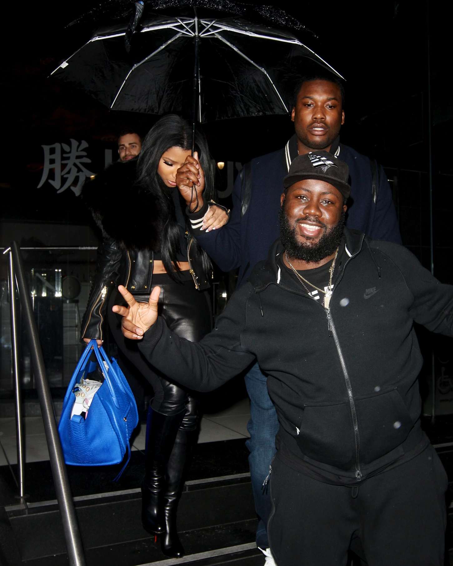 Nicki Minaj at  Katsuya restaurant