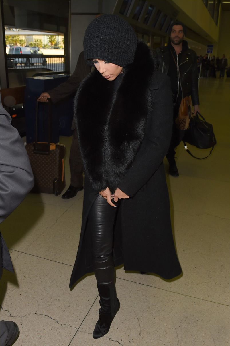 Kim Kardashian at LAX Airport