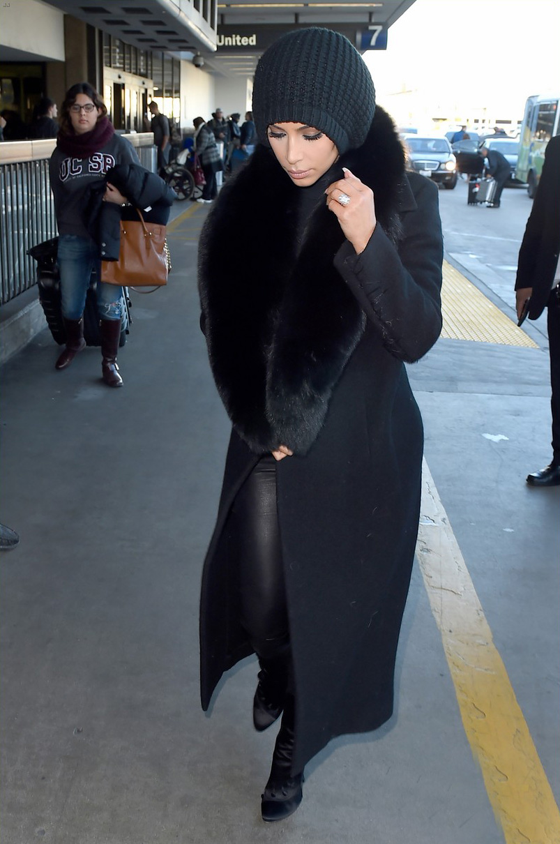 Kim Kardashian at LAX Airport